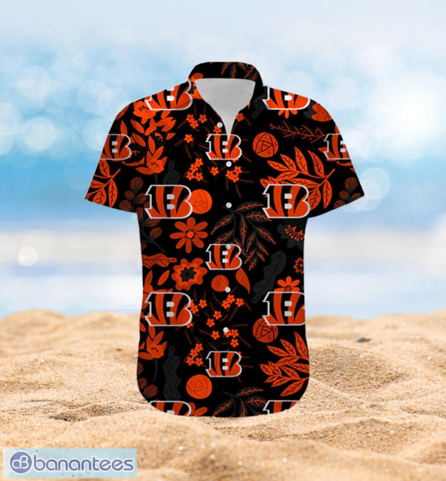 Bengals Hawaiin Shirt Cincinnati Bengals Tropical Flower Hawaiian Shirt