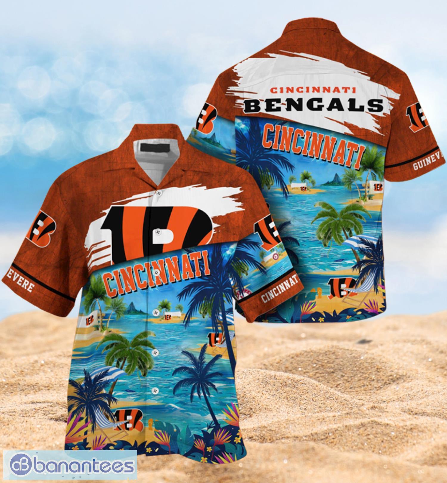 Cincinnati Bengals NFL  Hawaiian Beach Summer Shirt Full Over Print Product Photo 1