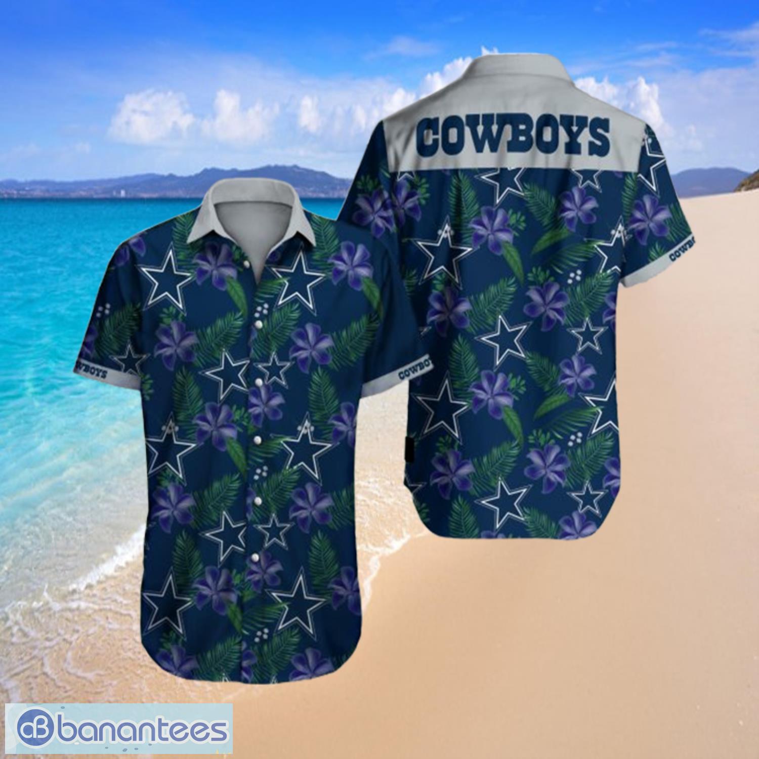 Dallas Cowboys Football Hawaiian Summer Beach Shirt Full Print Product Photo 1