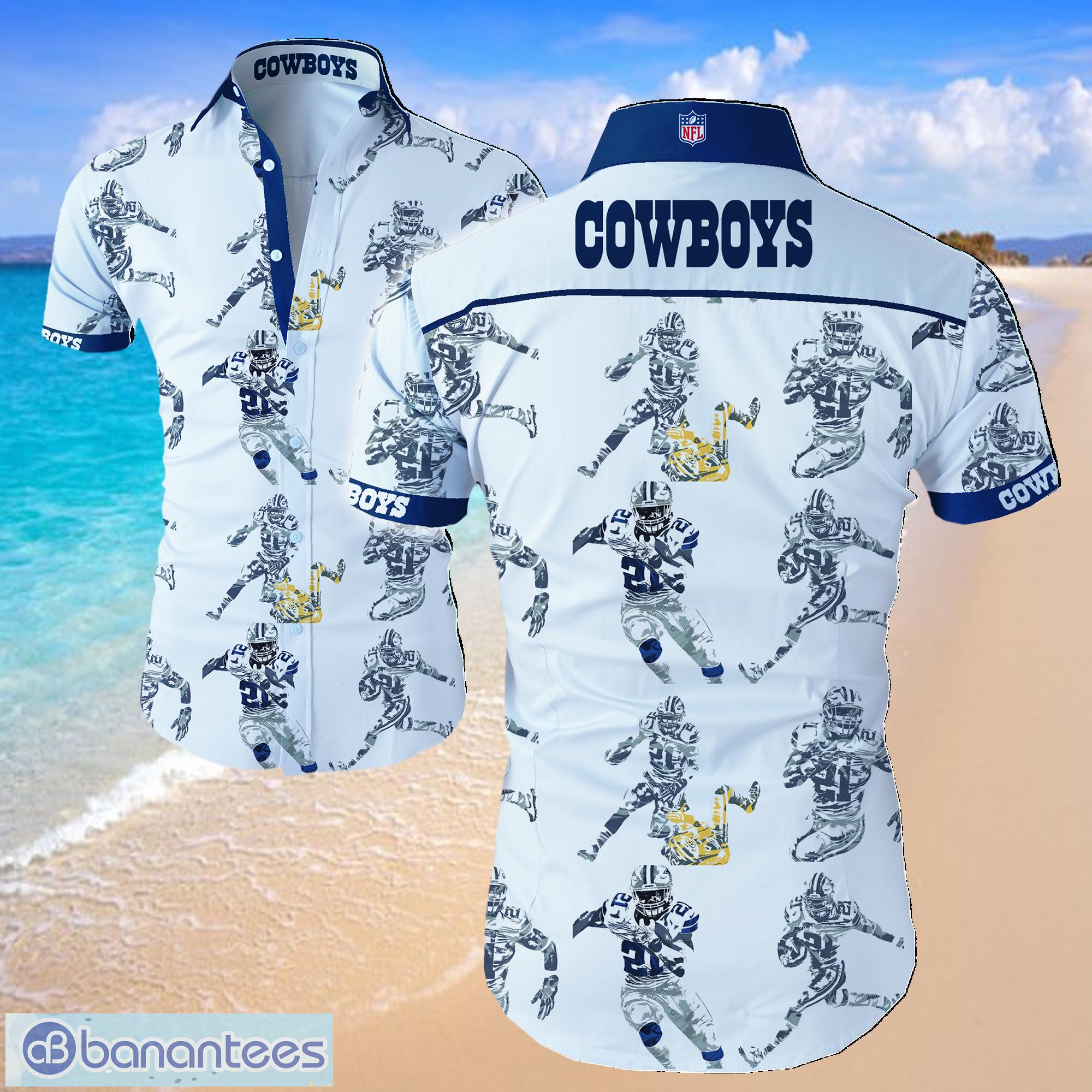 Dallas Cowboys NFL 21 Sport Hawaiian Summer Beach Shirt Full Print Product Photo 1