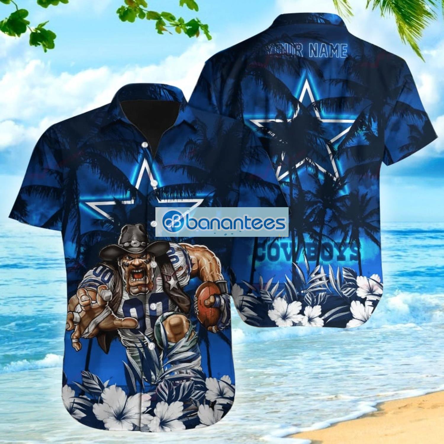 Denver Broncos NFL Vintage Coconut Tropical Hawaiian Shirt For Men