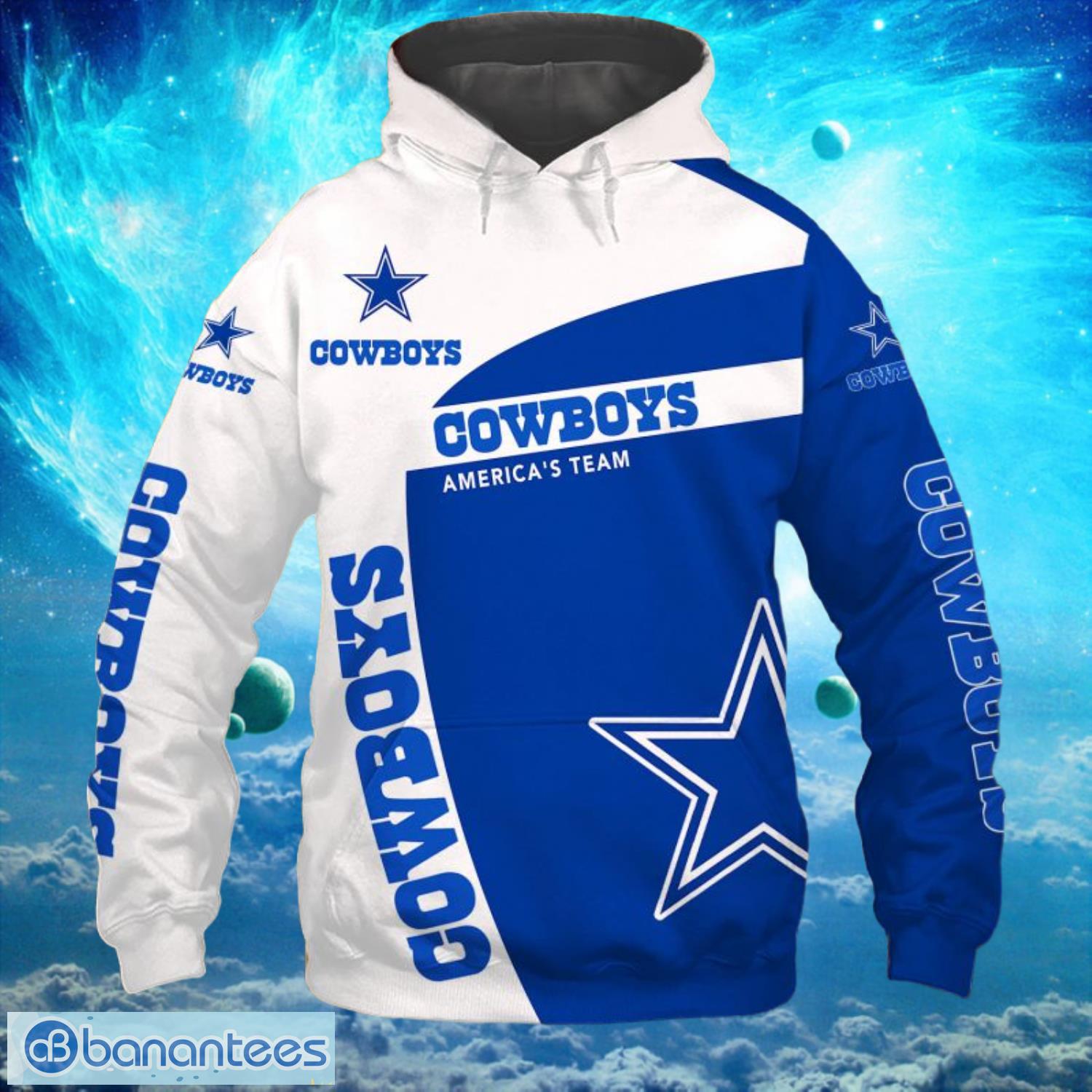 Dallas Cowboys NFL Cowboys Americas Team Hoodies Print Full Product Photo 2