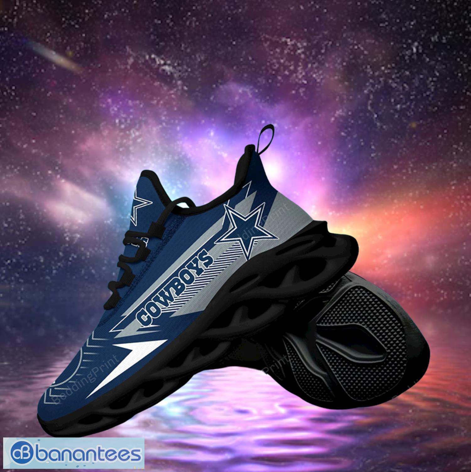 Dallas Cowboys NFL Max Soul Shoes Grey Color Sneaker Product Photo 2