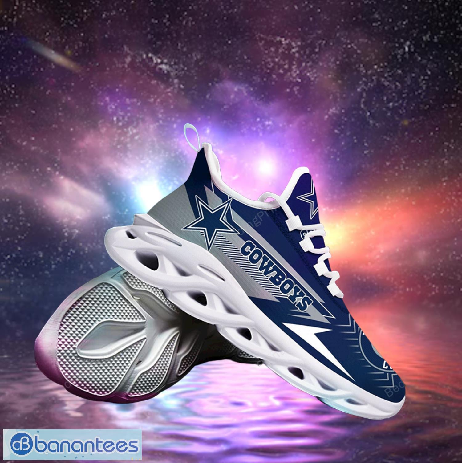 Dallas Cowboys NFL Max Soul Shoes Grey Color Sneaker Product Photo 1