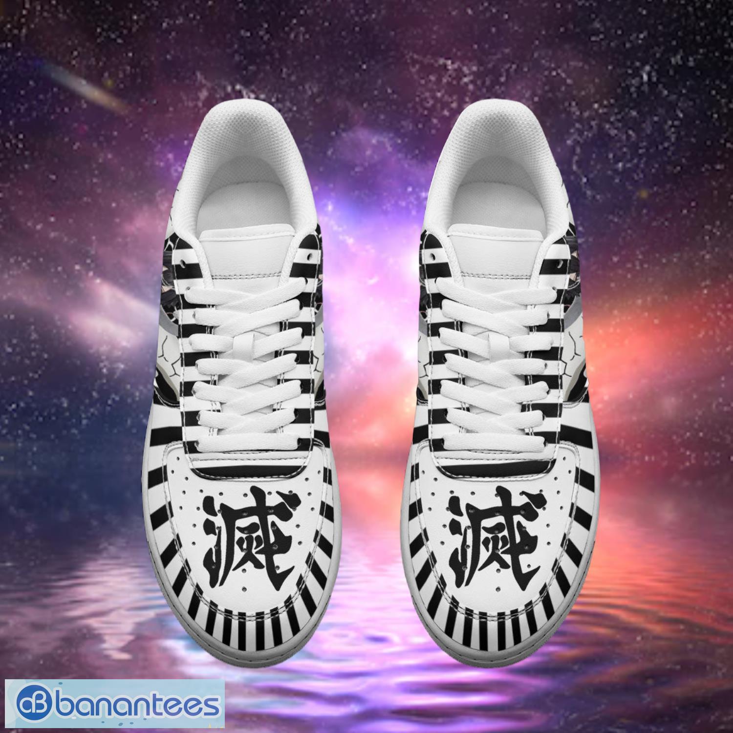 Demon Slayer Obanai Iguro Air Sneakers Custom Anime Shoes Product Photo 2
