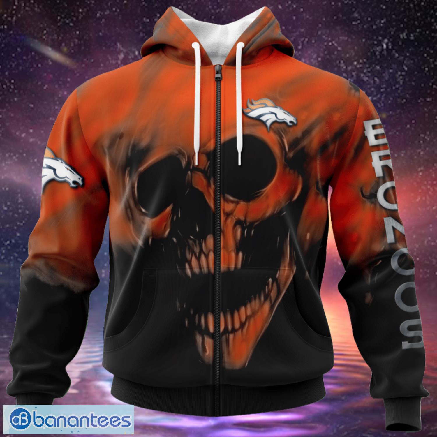 NFL Denver Broncos Custom Name 3D Hoodie For Women Men