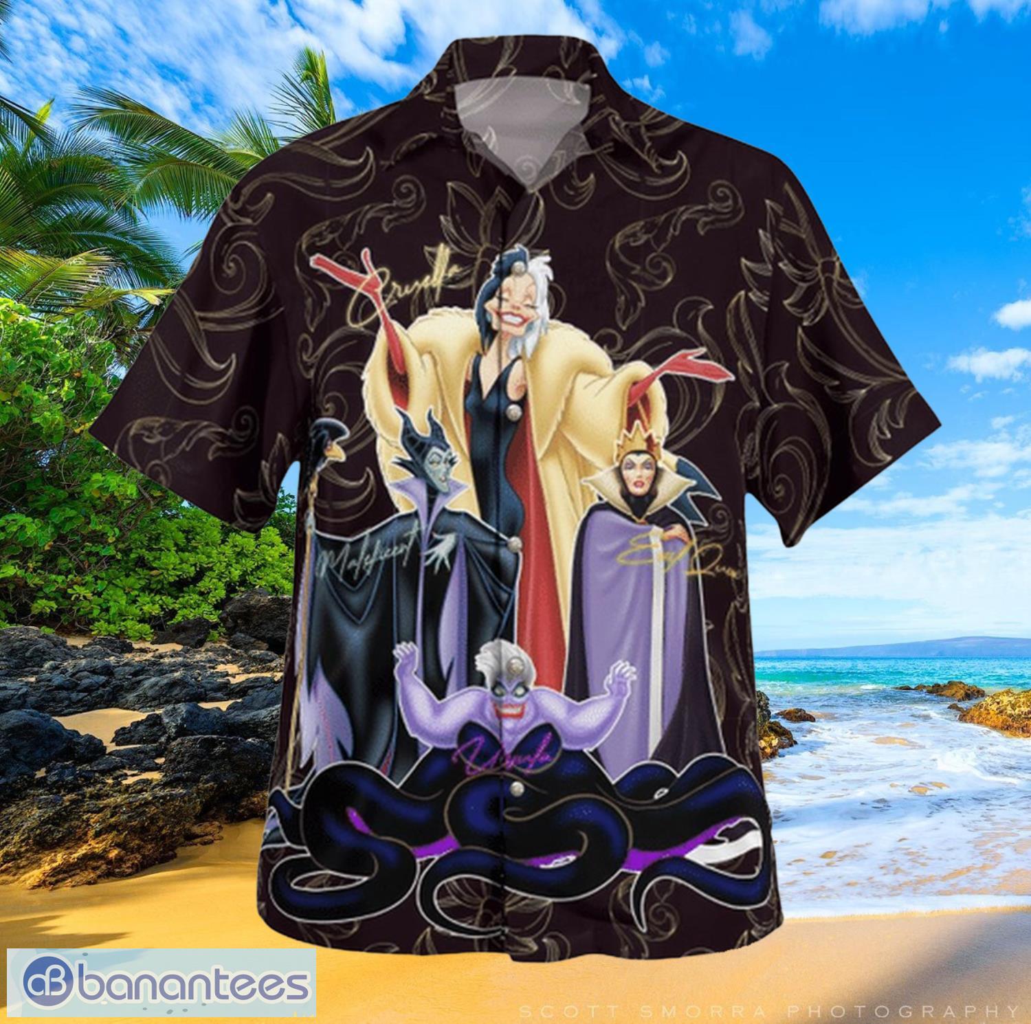 Disney Villains Beach Summer Hawaiian Shirt Full Over Print Product Photo 2