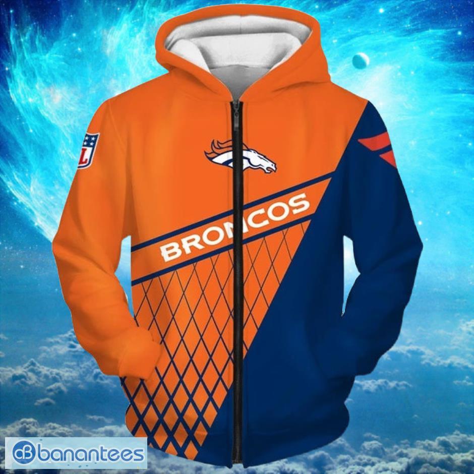 Football Team Denver Broncos NFL Hoodies Print Full Product Photo 2