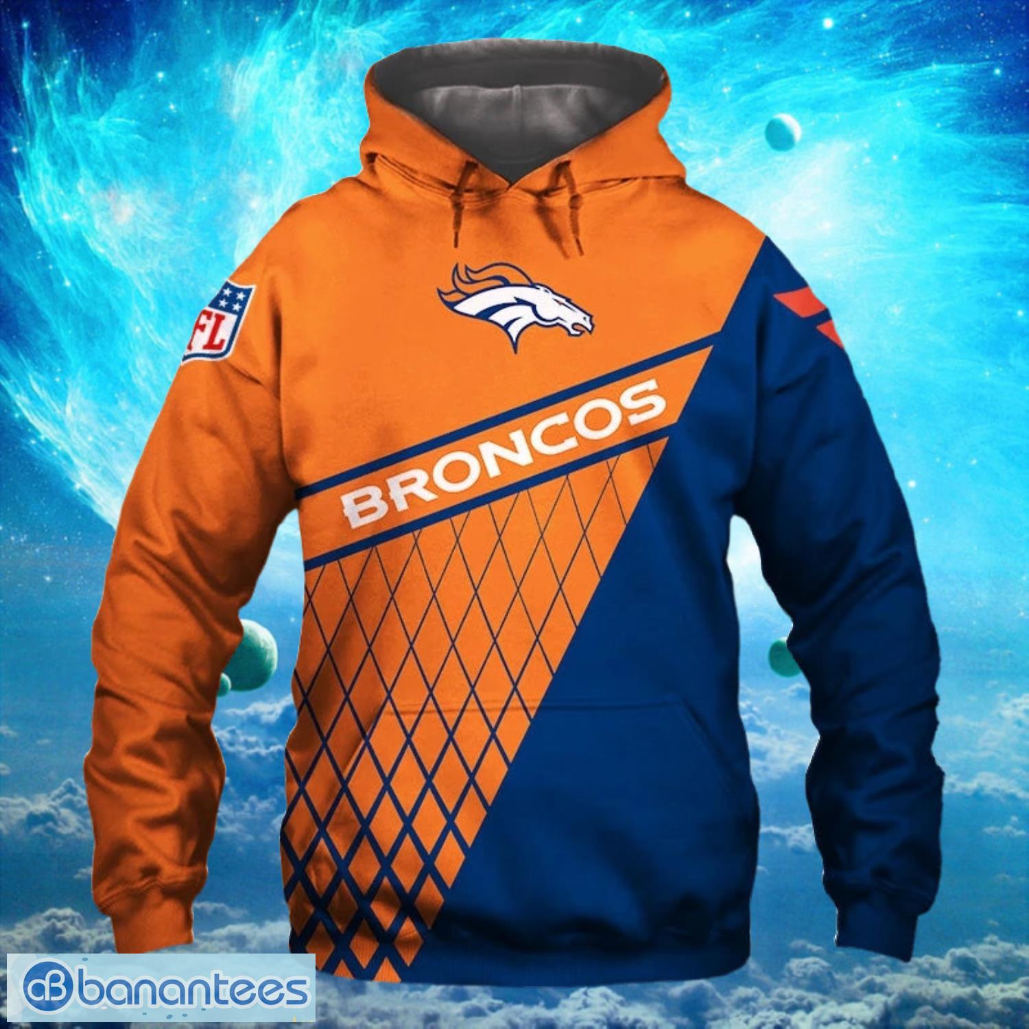 Football Team Denver Broncos NFL Hoodies Print Full Product Photo 1