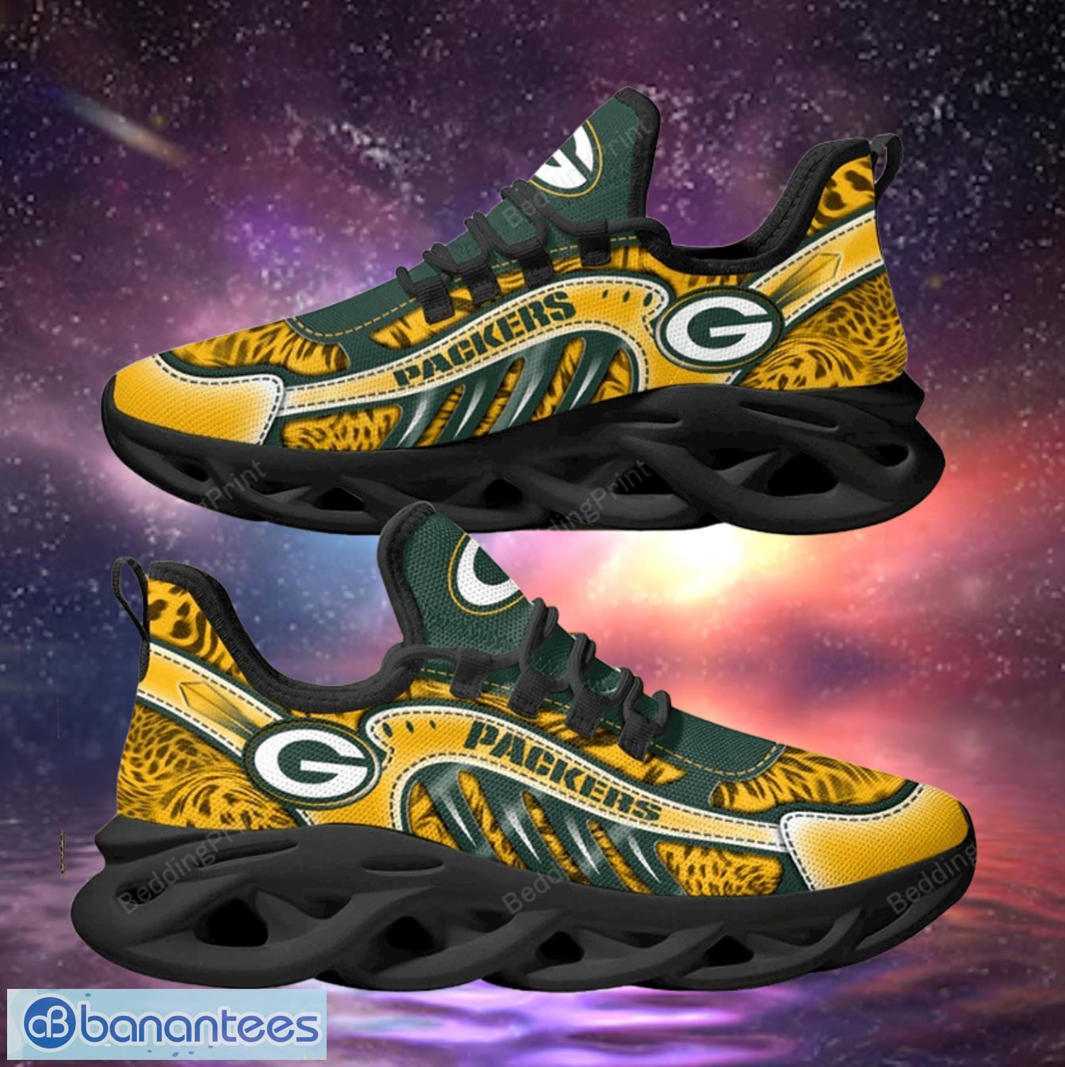 Green Bay Packers NFL Max Soul Shoes Gift For Sports Fan Product Photo 2