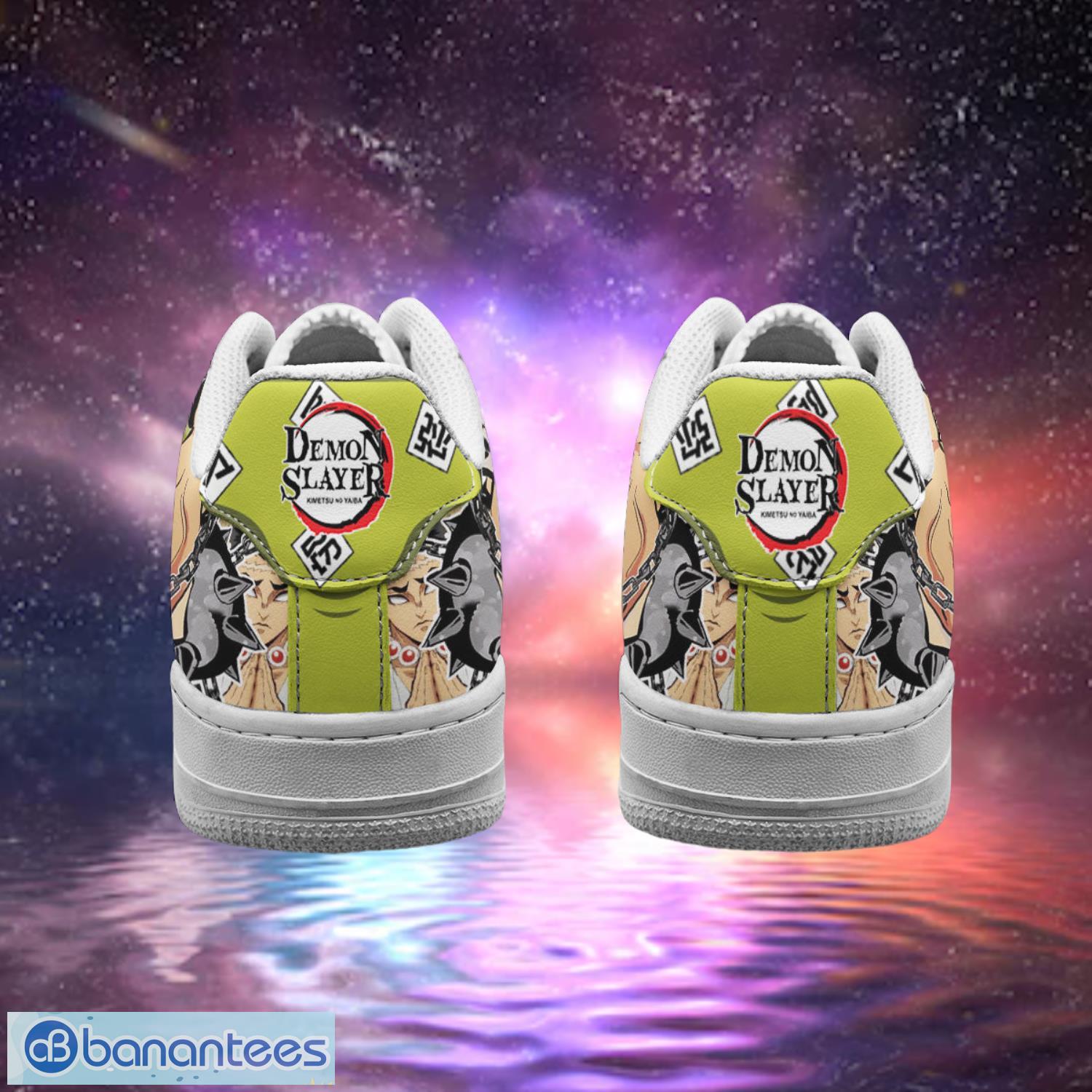 Demon Slayer Gyomei Himejima Custom Anime Skate Shoes