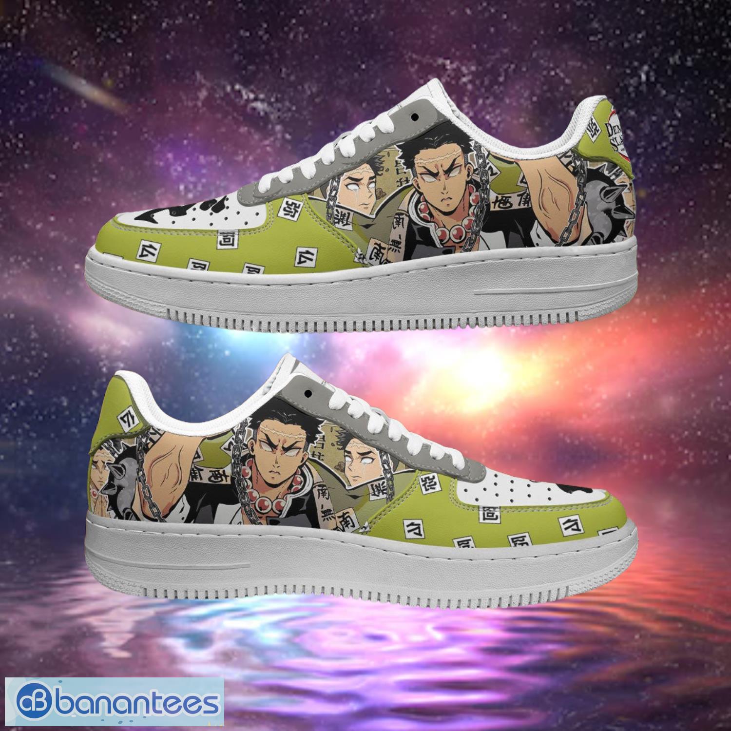 Demon Slayer Gyomei Himejima Custom Anime Skate Shoes