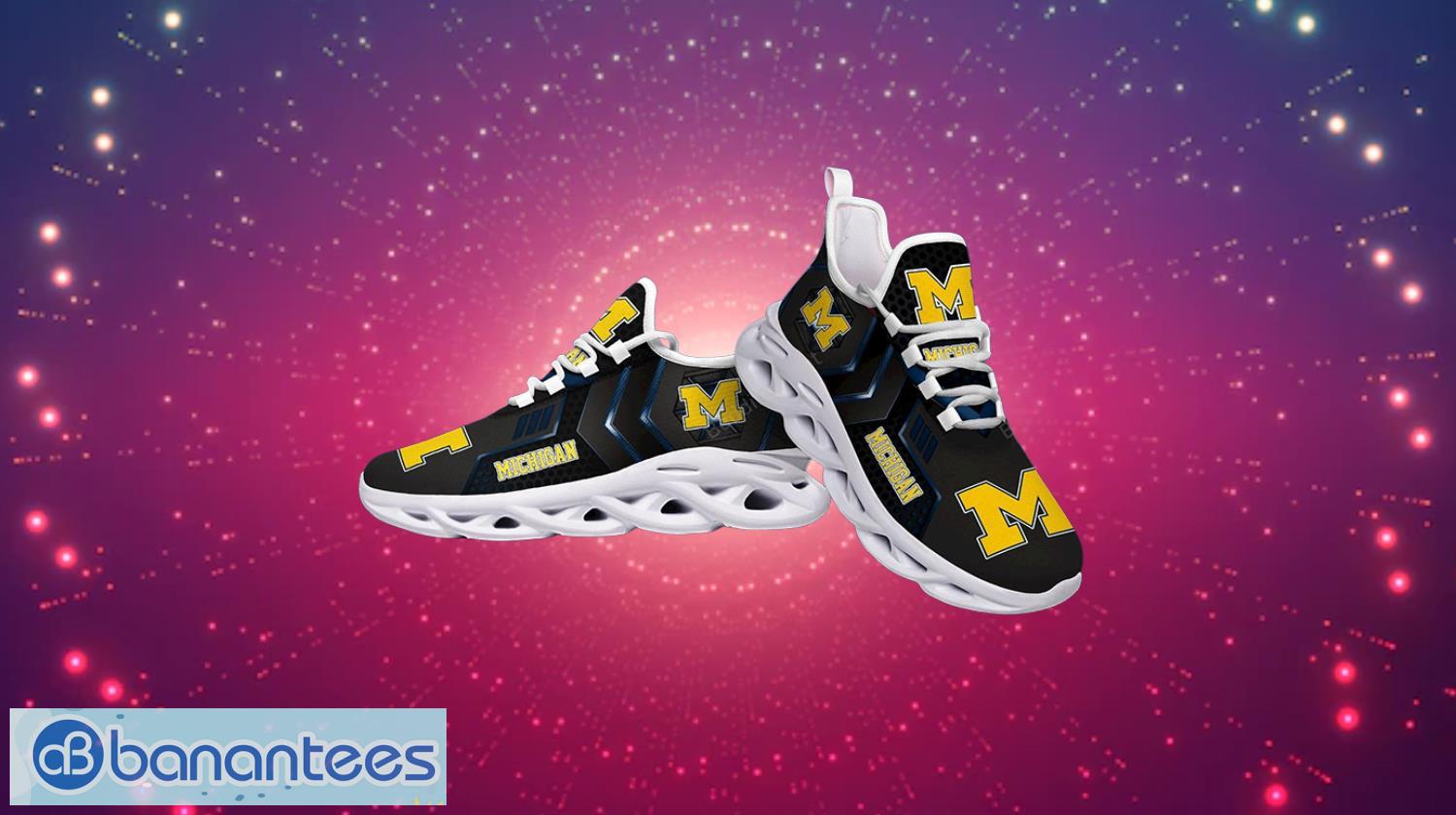 Hot Trend Michigan Wolverines NCAA Max Soul Shoes Product Photo 1