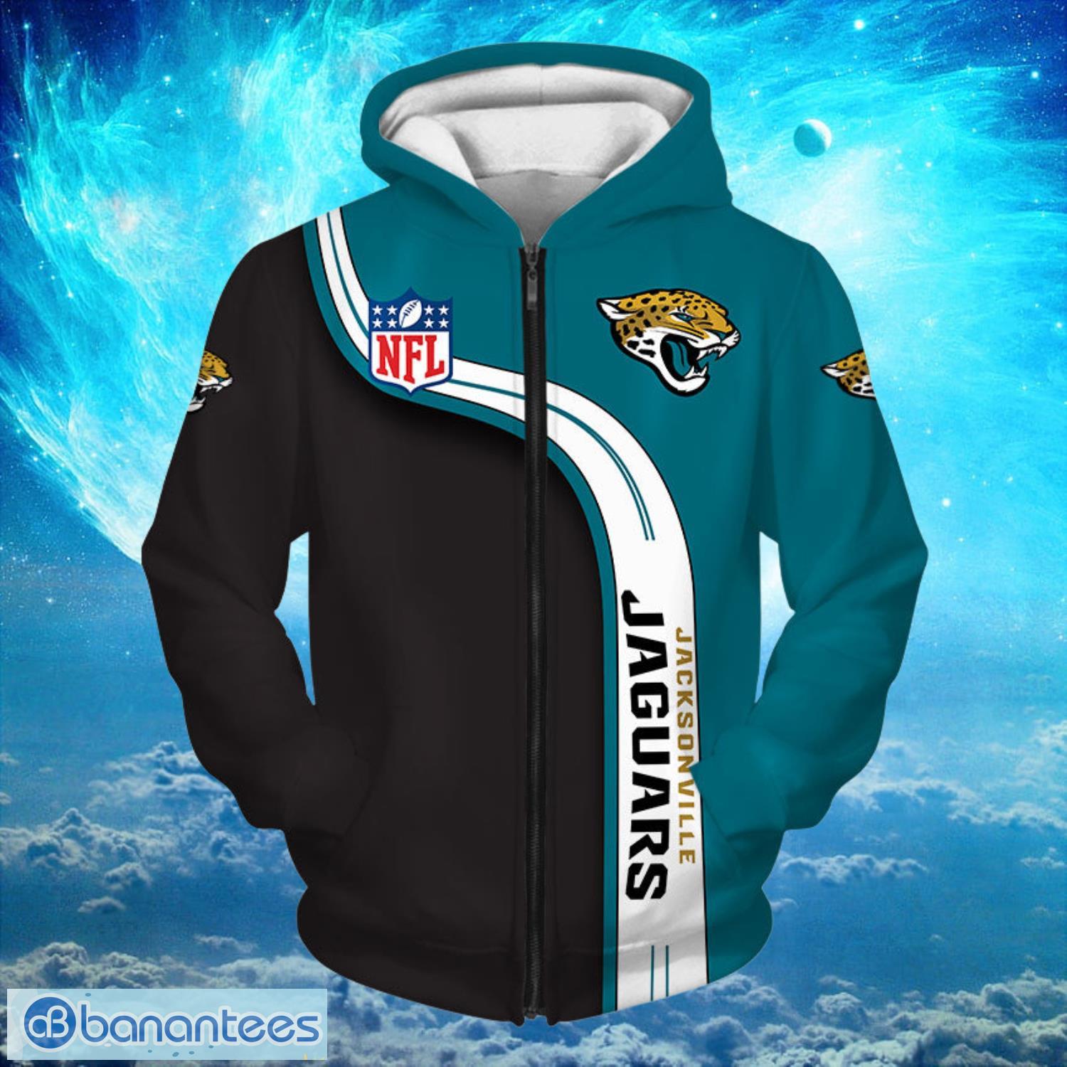 Jacksonville Jaguars Logo Highway Letter Hoodies Full Over Print Product Photo 2
