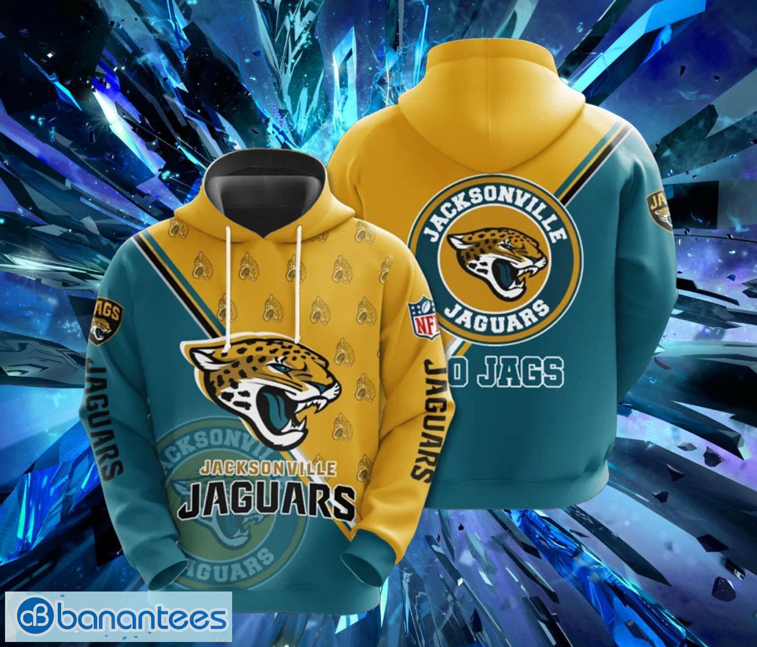 Jacksonville Jaguars Seal Motifs Light Hoodies Full Over Print Product Photo 1