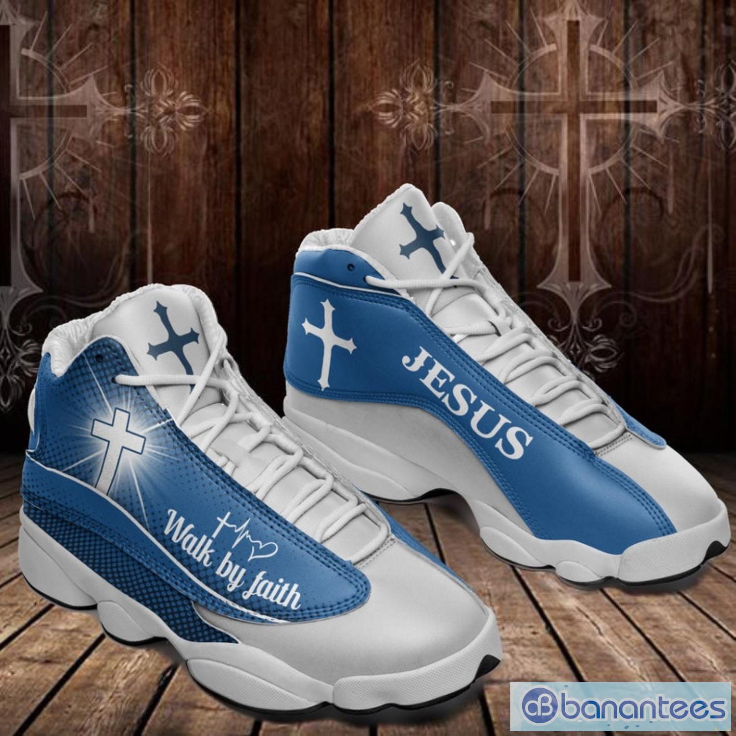 Walk By Faith Not By Sight Sunflower Sneaker Air Jordan 13