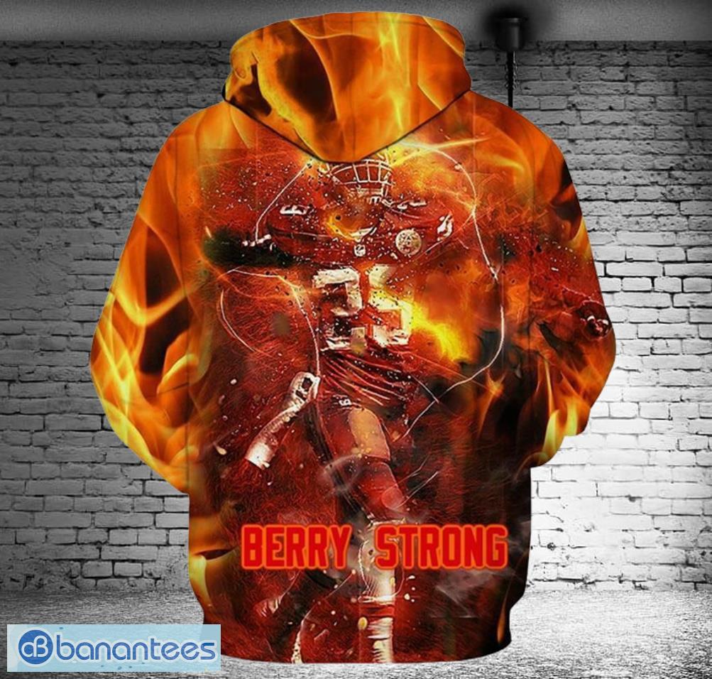 Kansas City Chiefs Flame Hoodies Full Over Print Product Photo 2