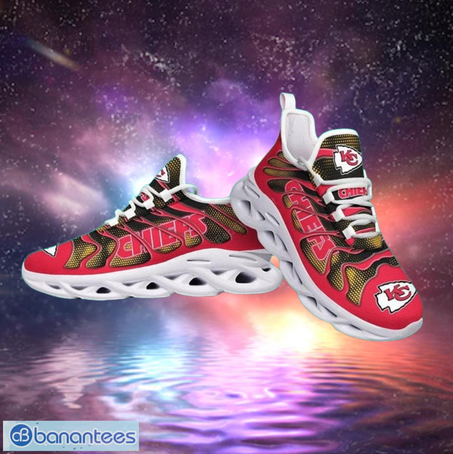 Custom Name Kansas City Chiefs Jordan 13 Sneaker Shoes - Banantees