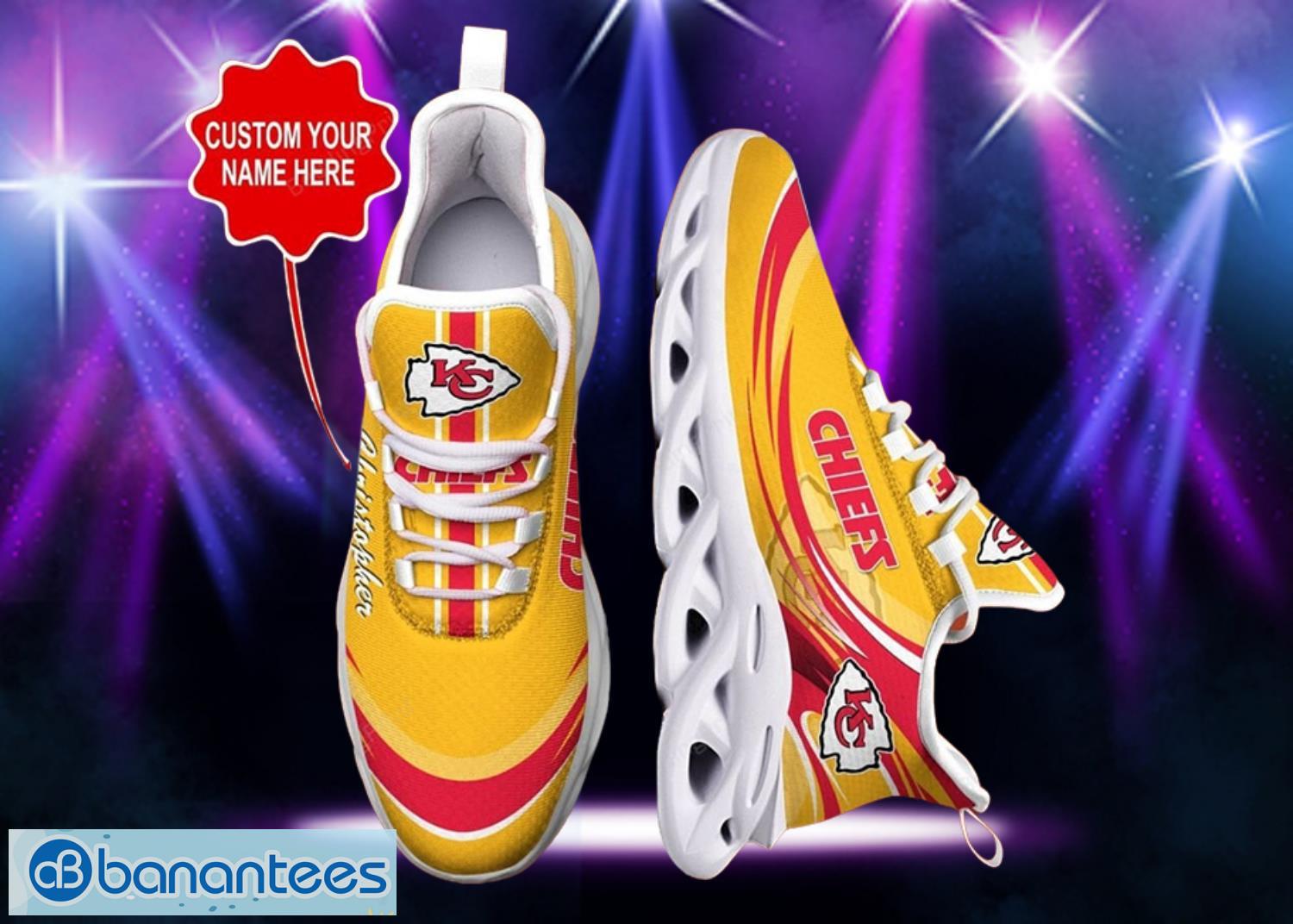 Kansas City Chiefs NFL Yellow Max Soul Shoes Product Photo 1