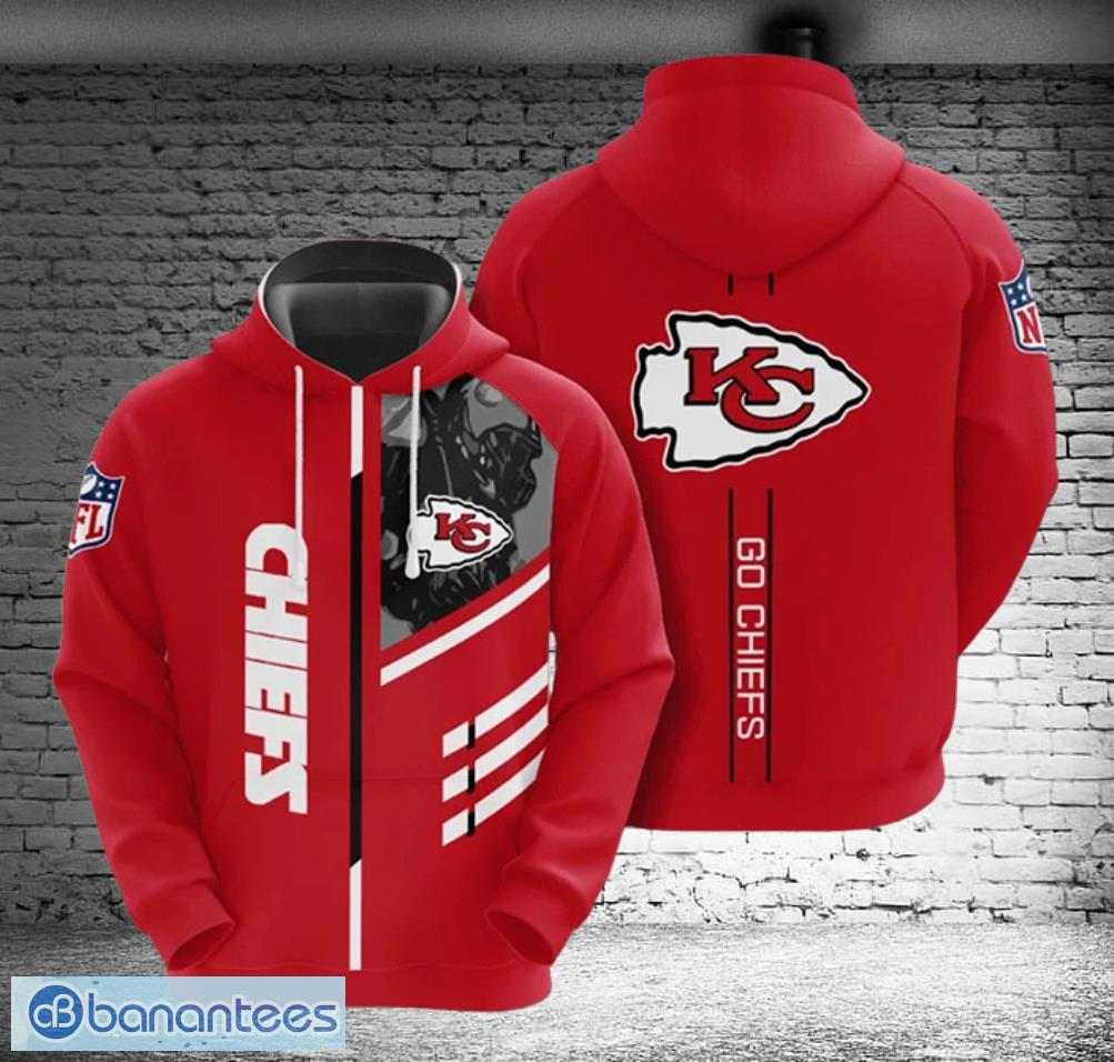 Team Kansas City Chiefs NFL Zip Hoodies Print Full - Banantees