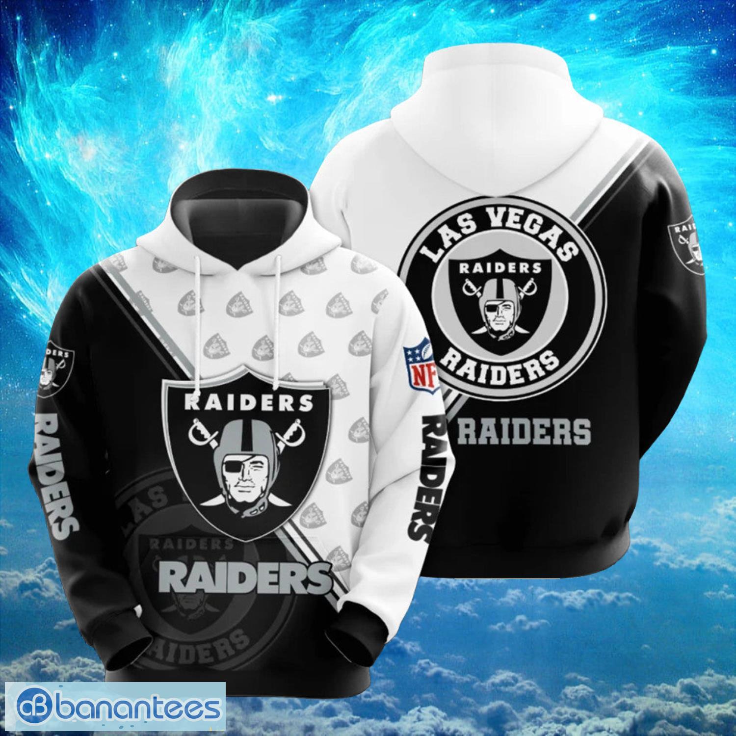 Las Vegas Raiders NFL Seal Motifs Hoodies Print Full Product Photo 1