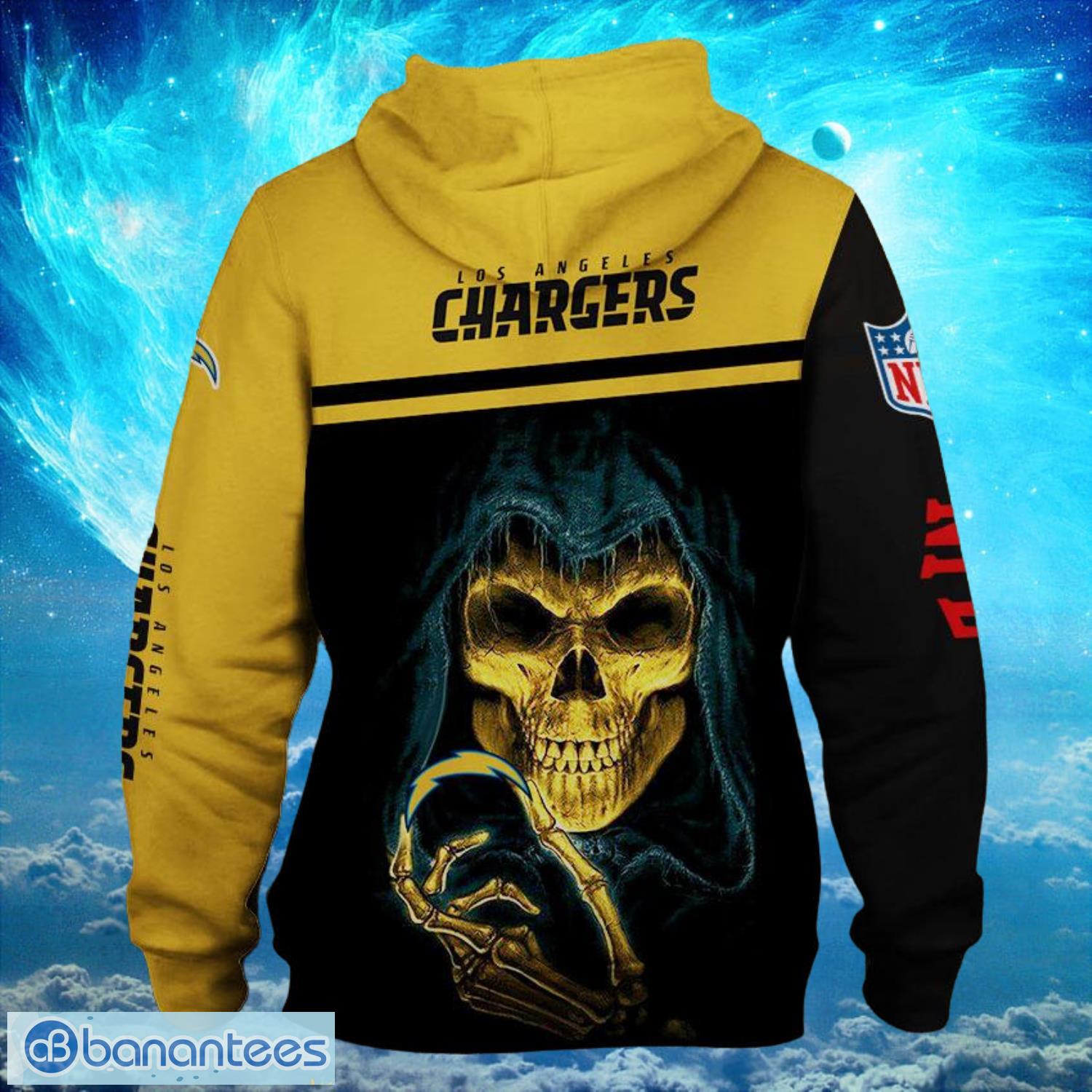 Los Angeles Chargers Logo Death Hoodies Full Over Print Product Photo 1