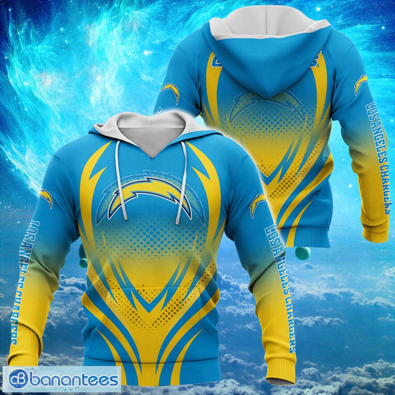 Los Angeles Chargers Logo Light Hoodies Full Over Print Product Photo 1
