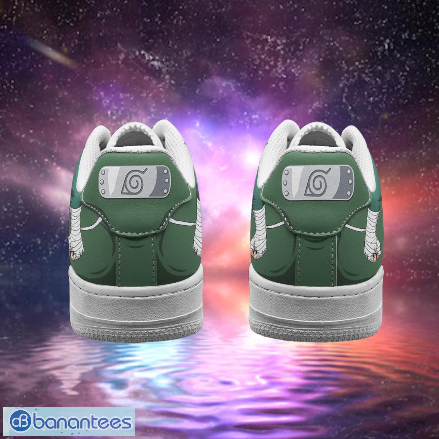 Rock lee sneakers custom anime air jordan 13 shoes