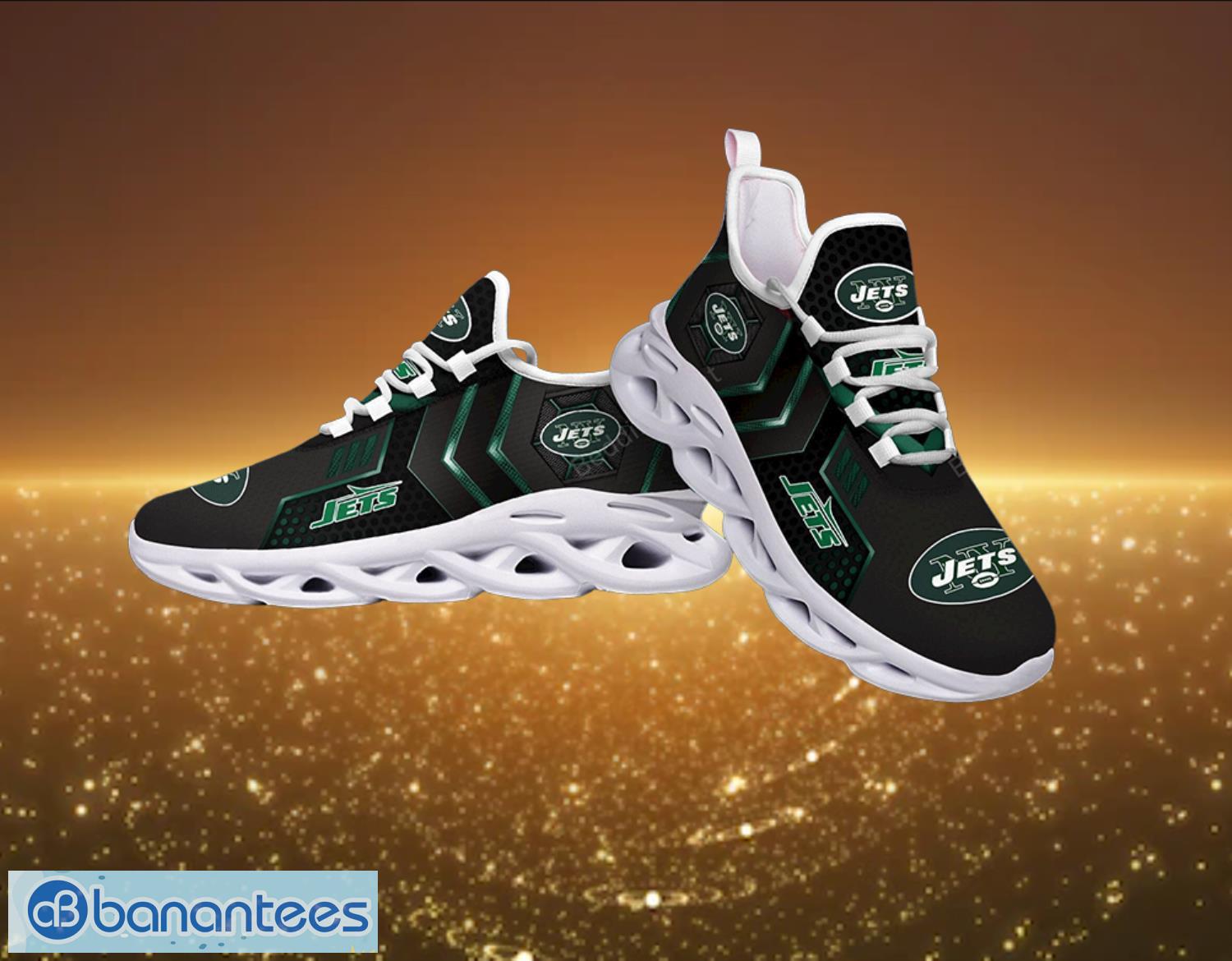 New York Jets NFL Black Max Soul Shoes Product Photo 1
