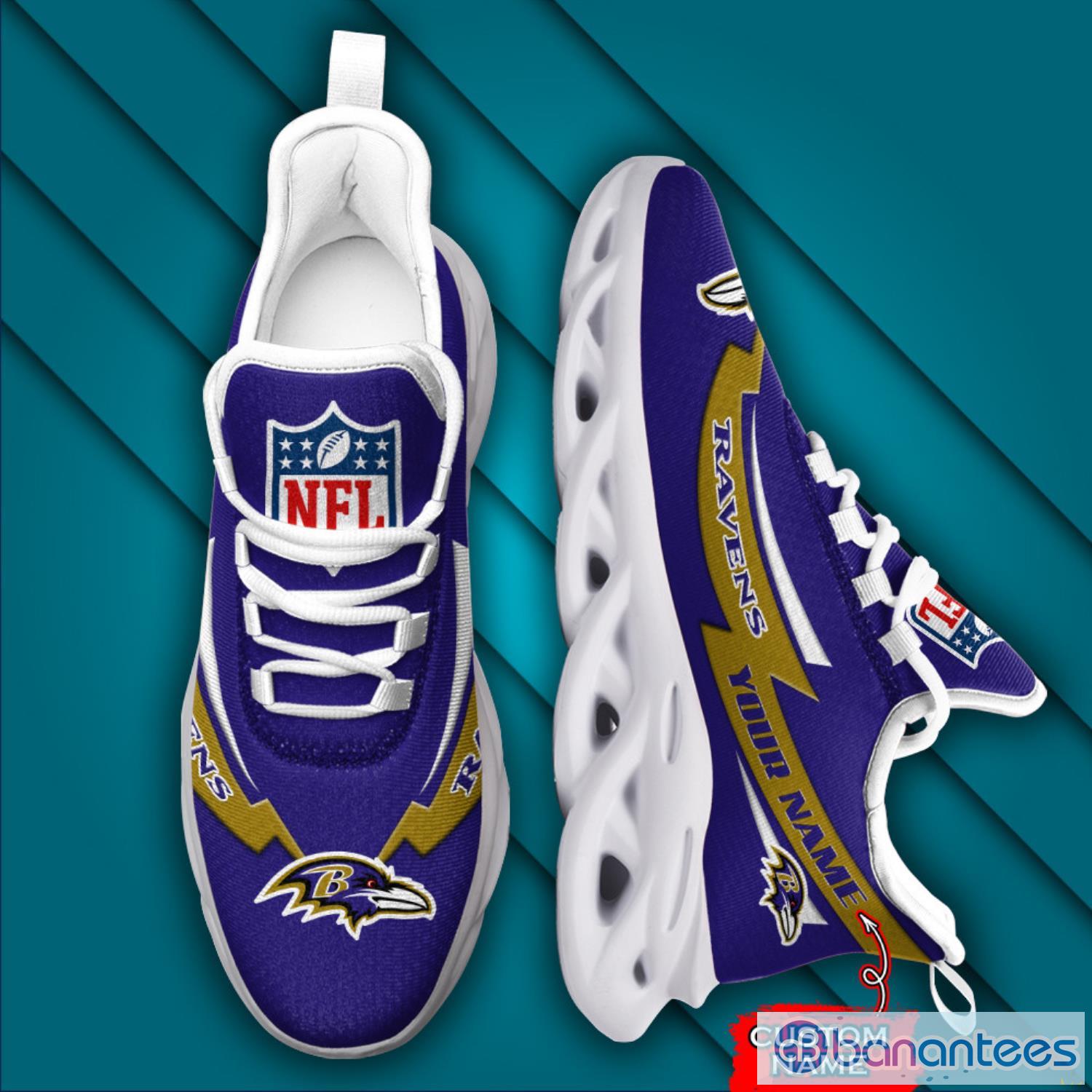 NFL Tennessee Titans New Design Logo Max Soul Shoes Custom Name Men Women -  Banantees