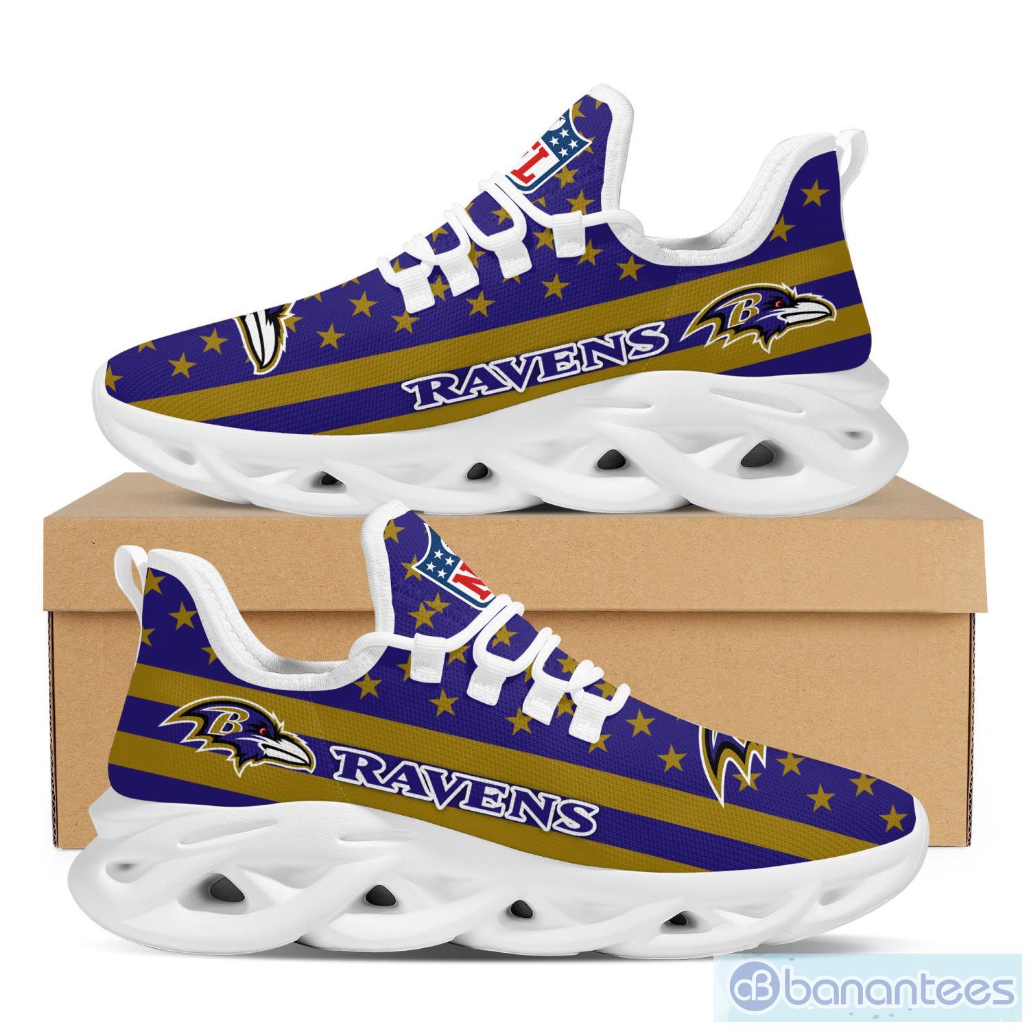 NFL Baltimore Ravens Fans Gift Max Soul Shoes Sneaker For Men And Women Product Photo 3