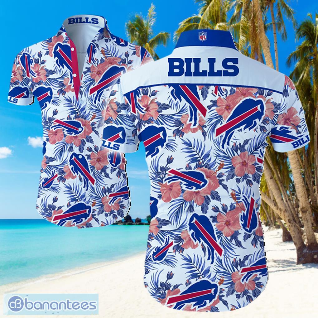 NFL Buffalo Bills Logo Light Shirt Hawaiian Summer Beach Shirt Full Print Product Photo 1