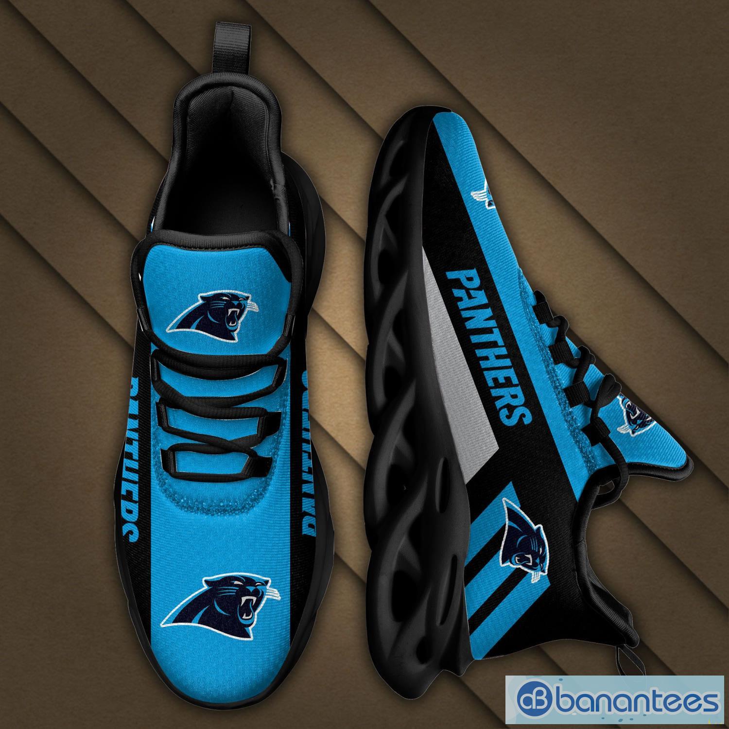 NFL Carolina Panthers Fans Gift Striped Style Max Soul Shoes Sneaker For Men And Women Product Photo 3