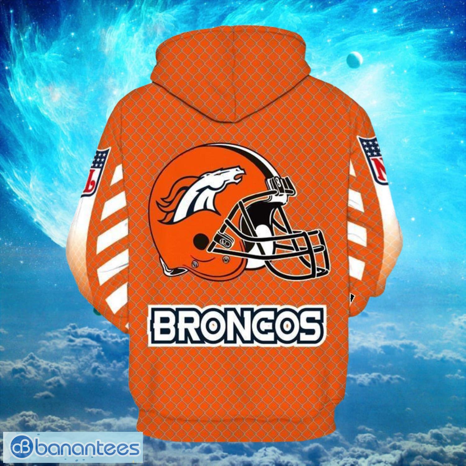 NFL Hoodies 3D Denver Broncos Custom With Hoodies Print Full Product Photo 2