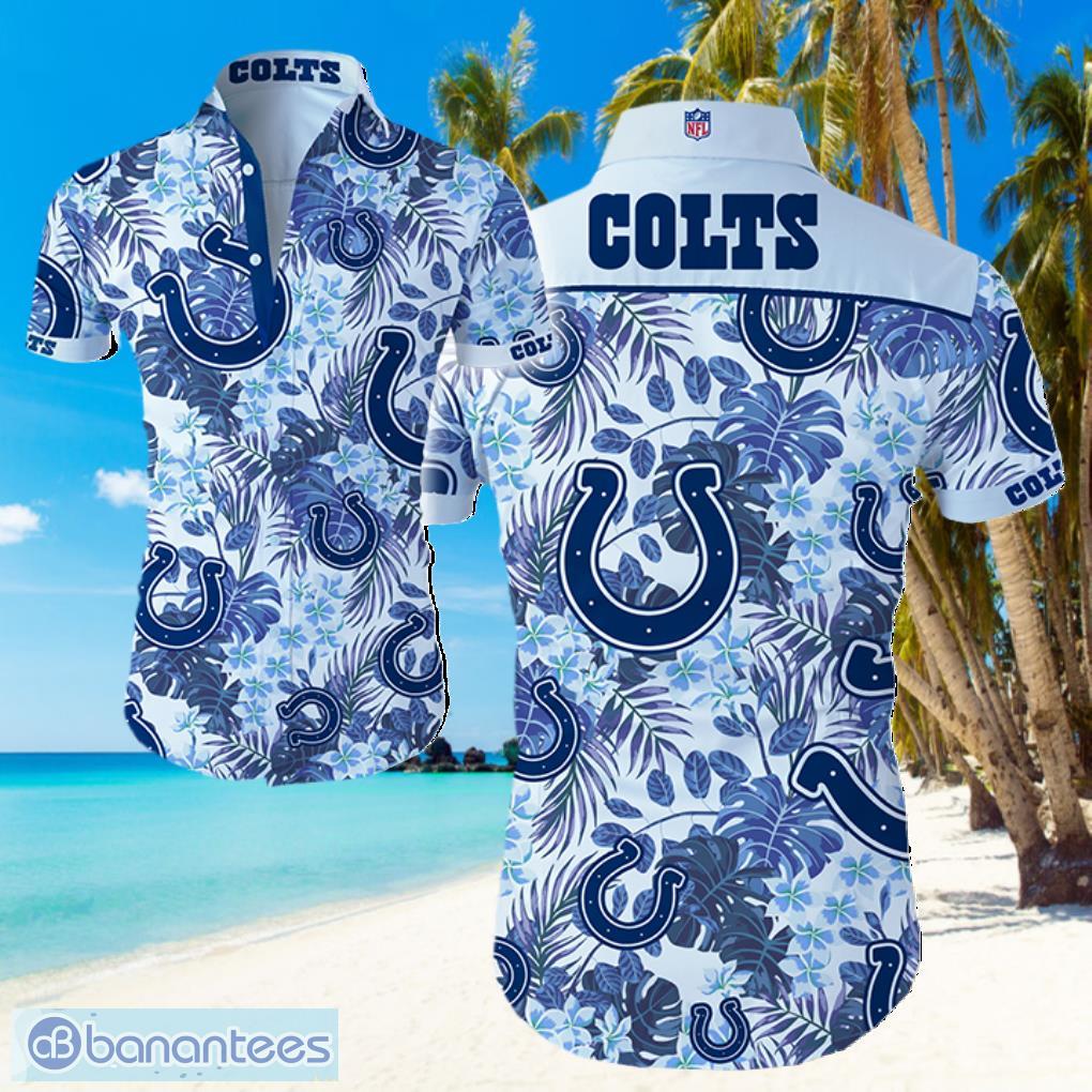 NFL Indianapolis Colts Light Shirt Hawaiian Summer Beach Shirt Full Print Product Photo 1