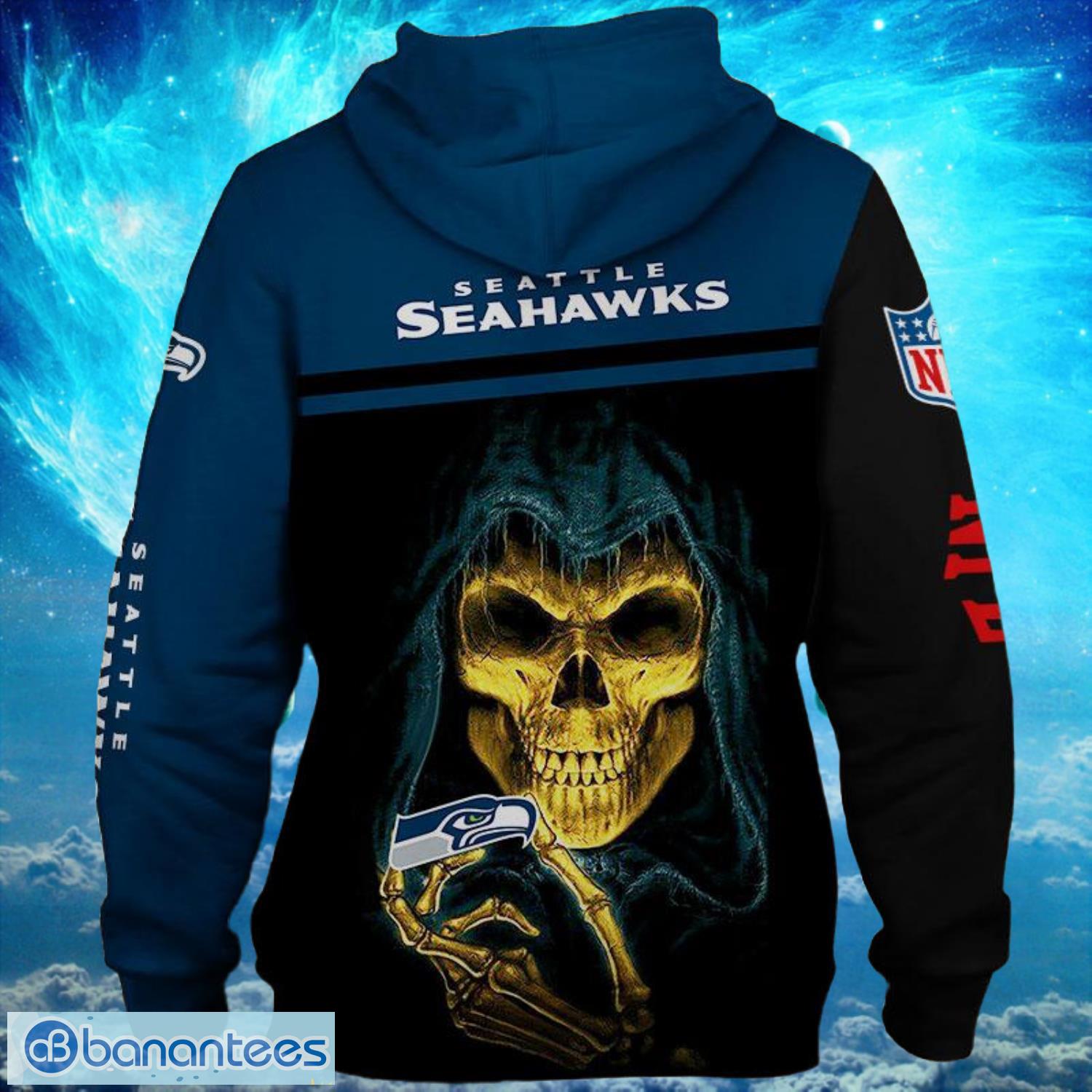 NFL Seattle Seahawks Big Logo Christmas Sweater