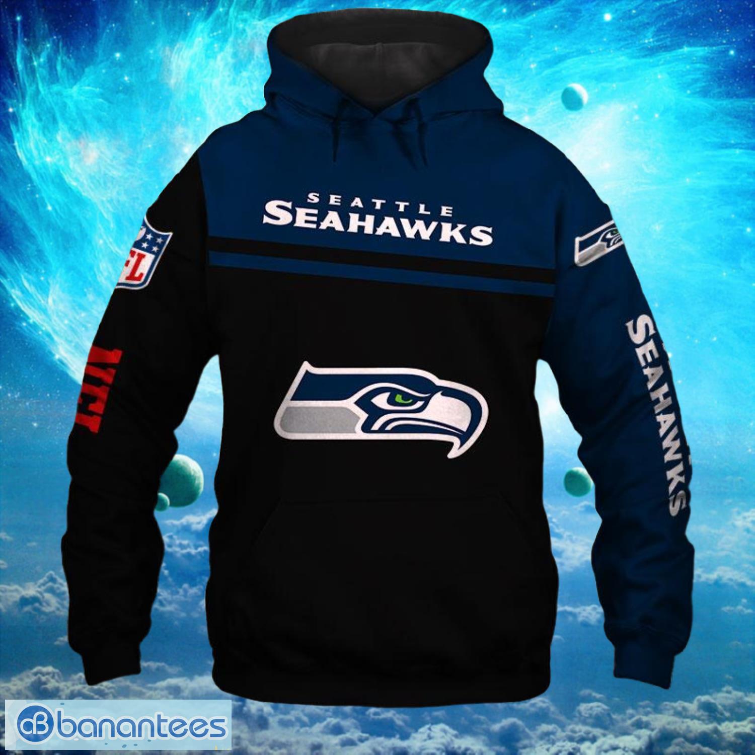 Seattle Seahawks NFL Christmas Personalized Hoodie Zipper Fleece