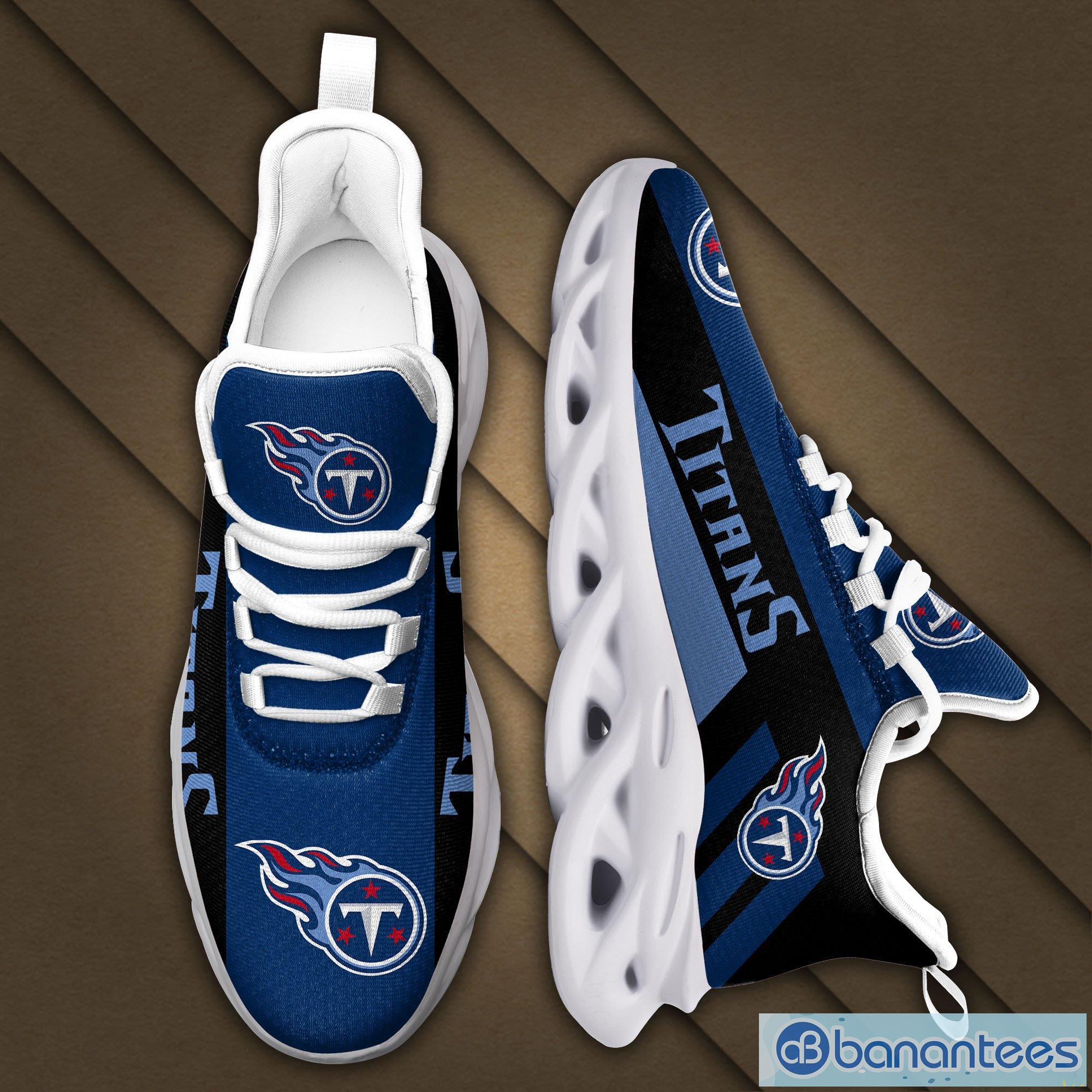 Tennessee Titans NFL Womens Stripe Canvas Shoes