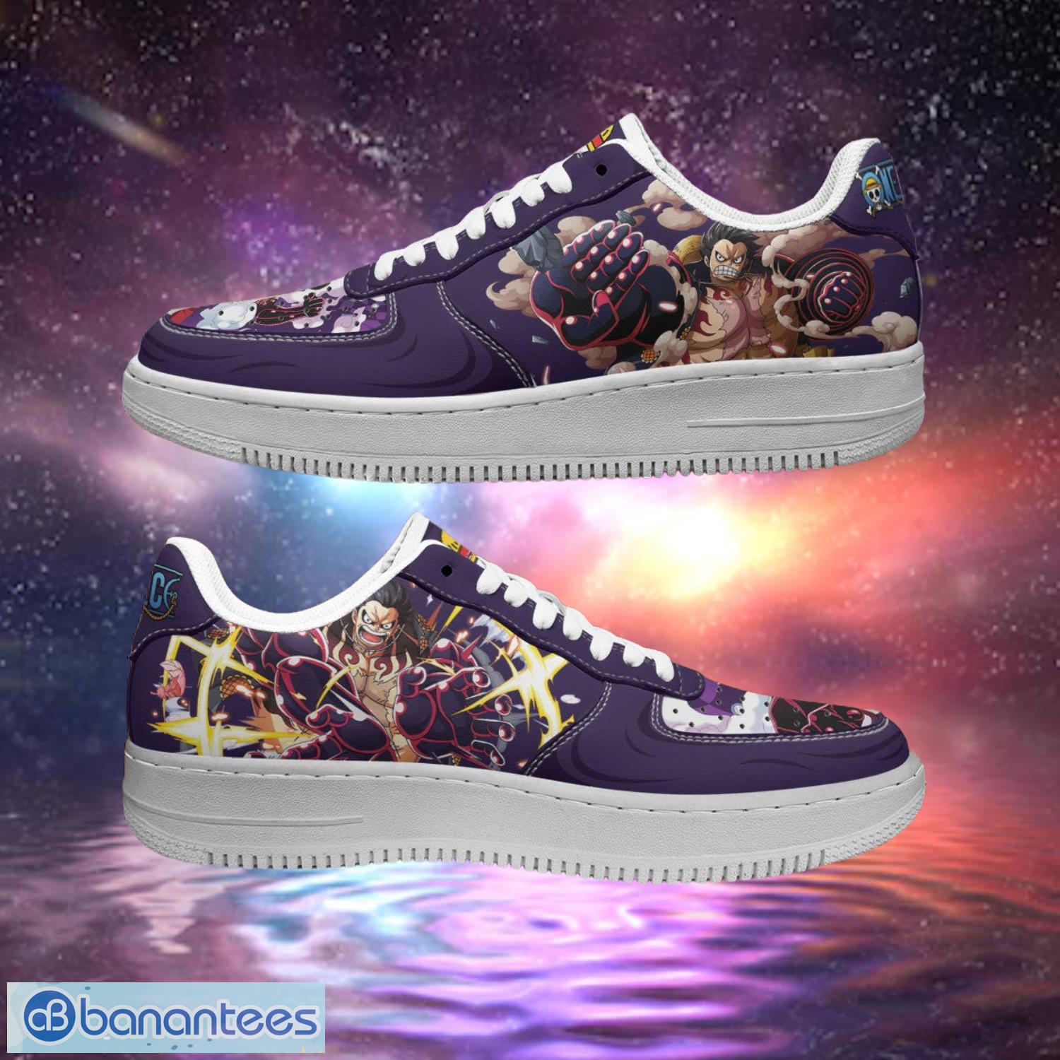 One Piece Luffy Gear 4 Air Sneakers Custom Anime Shoes Product Photo 1
