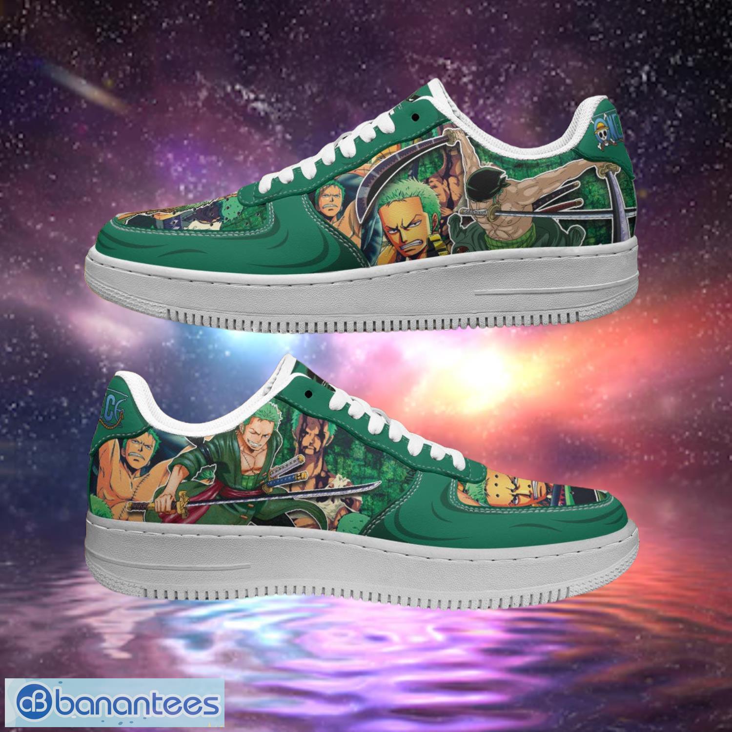 One Piece Roronoa Zoro Air Sneakers Custom Anime Shoes Product Photo 1