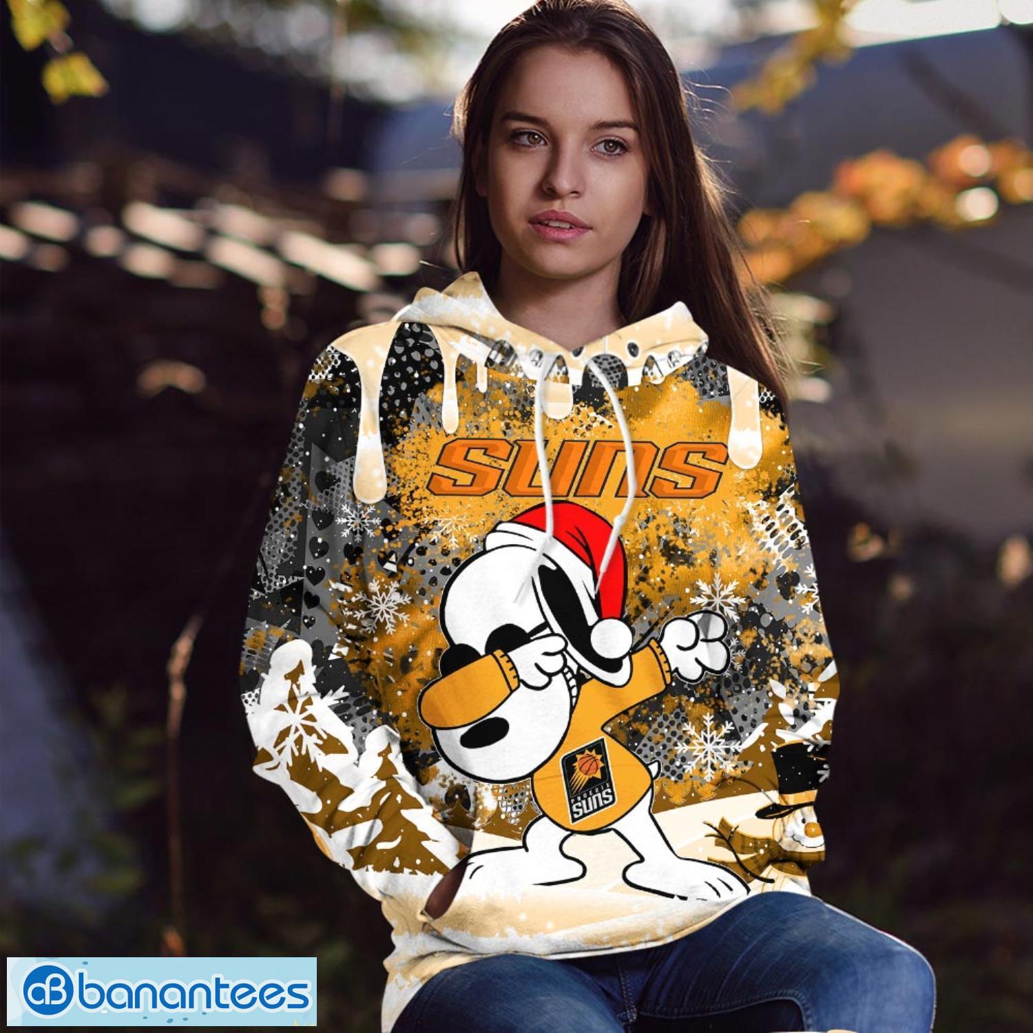 Phoenix Suns Snoopy Dabbing The Peanuts Sports Football American Christmas  All Over Print 3D Hoodie - Banantees