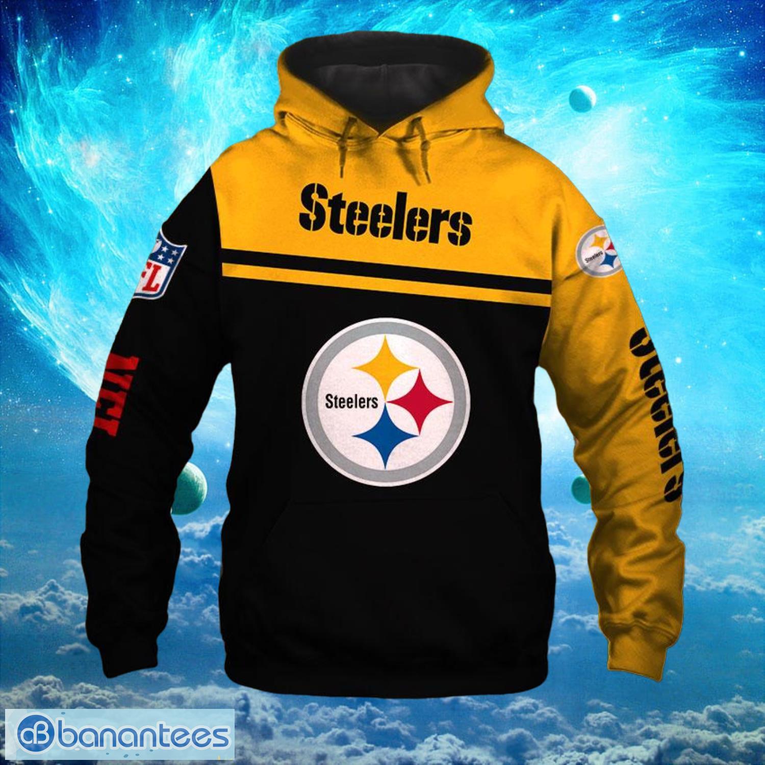 Pittsburgh Steelers Bì Logo Death Hoodies Full Over Print Product Photo 1