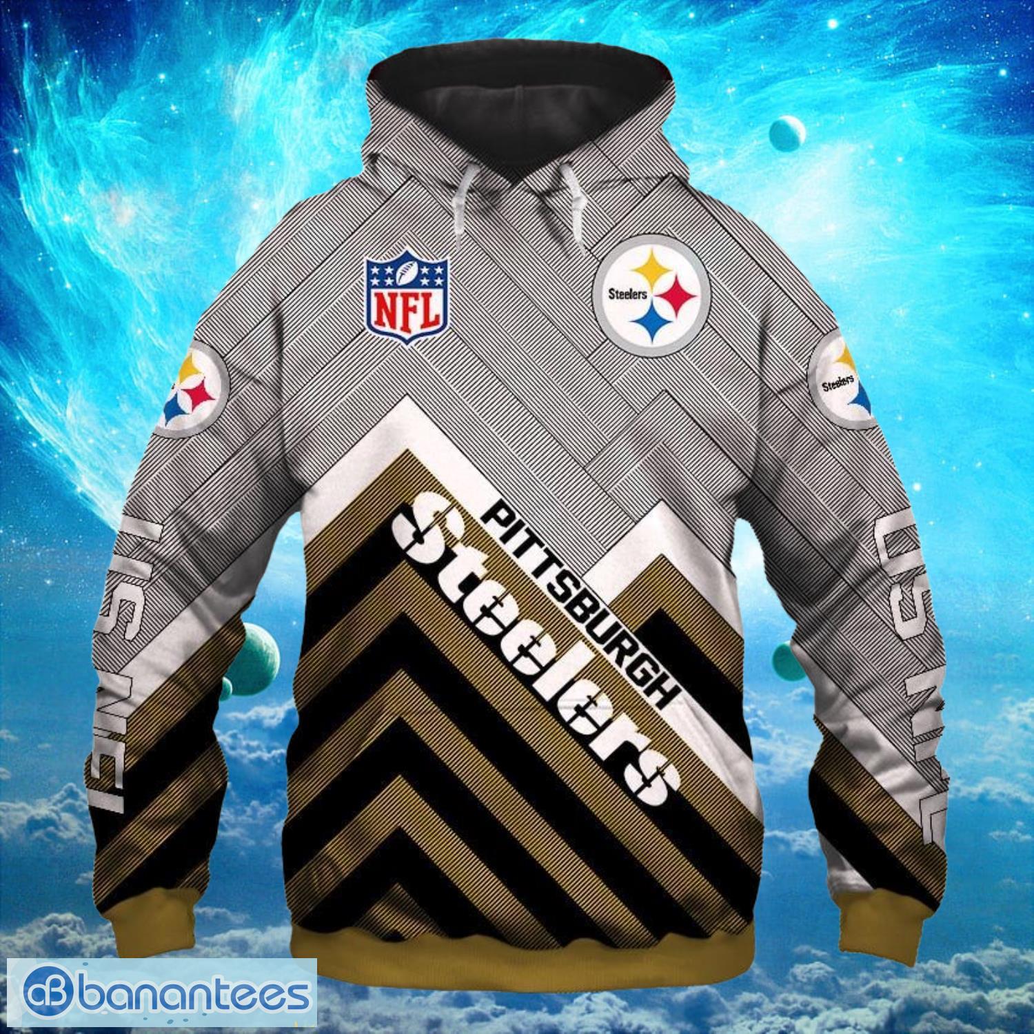 Pittsburgh Steelers Logo  Hoodies Full Over Print Product Photo 1