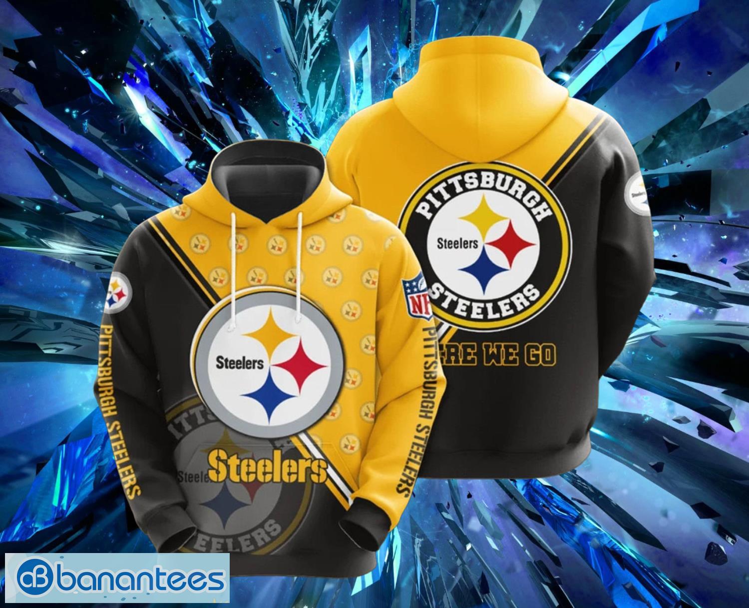 Pittsburgh Steelers Seal Motifs Hoodies Full Over Print Product Photo 1