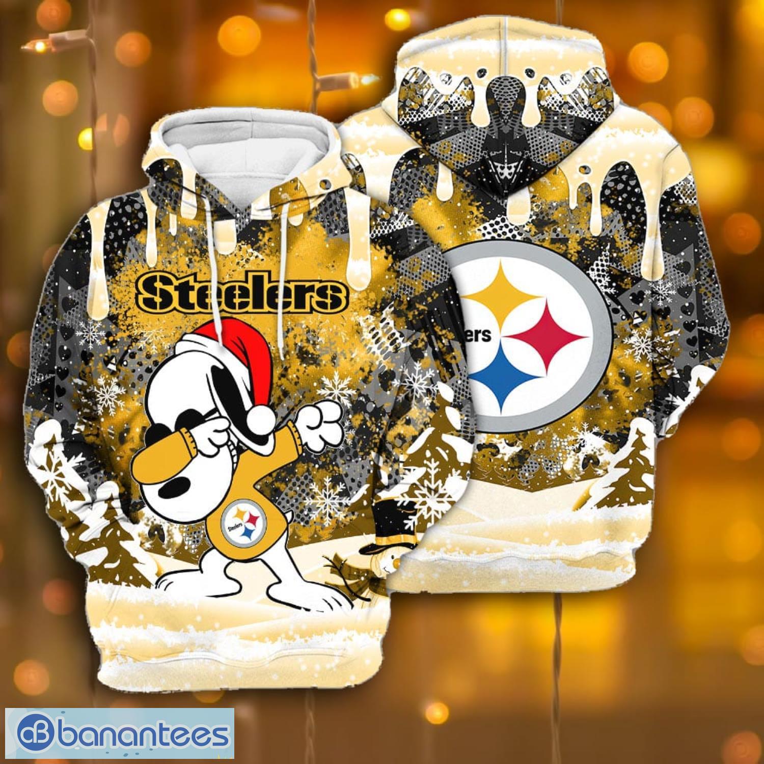 I Love Pittsburgh Steelers NFL Grinch 3D Hoodie And Long Pants Set Gift  Christmas Personalized - Banantees