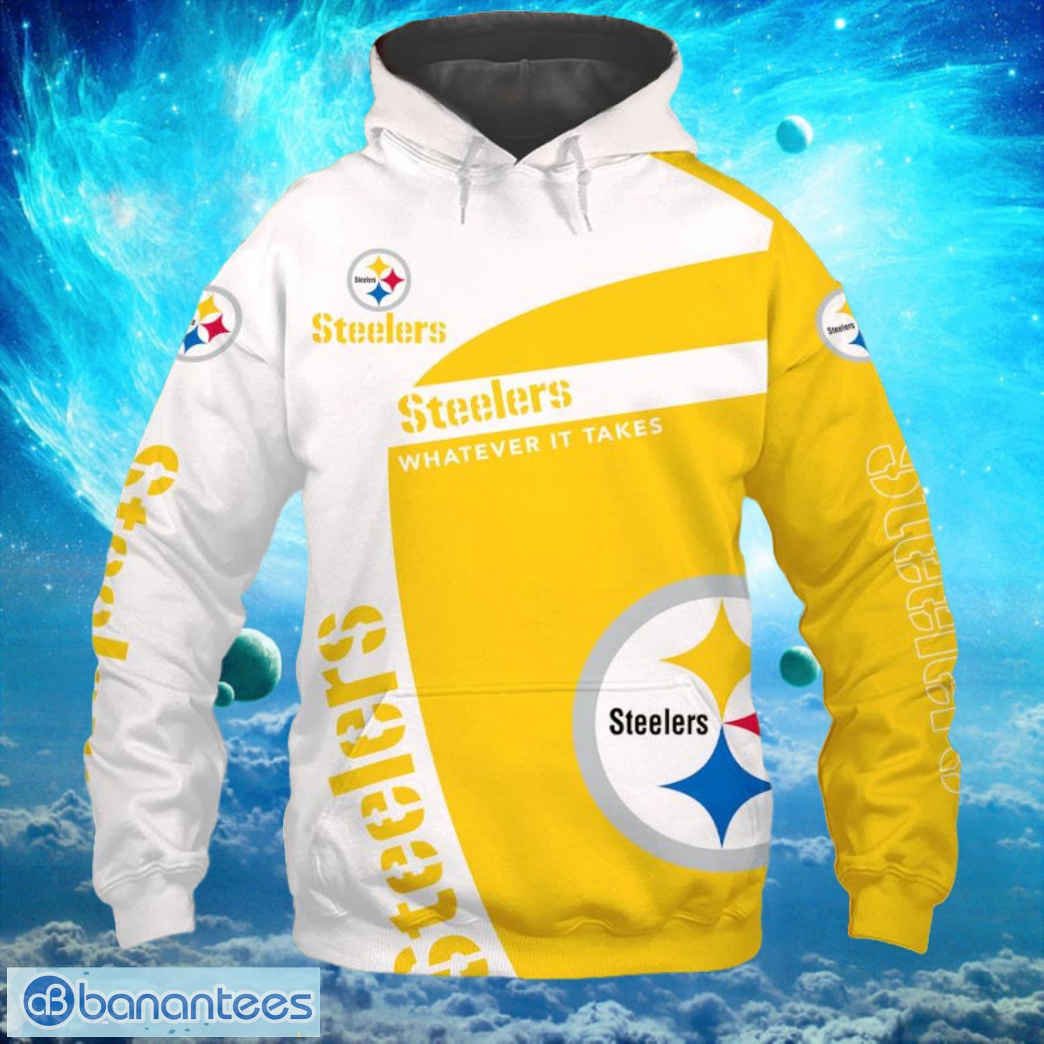 Pittsburgh Steelers Whaterver It Takes Light Type Hoodies Print Full Product Photo 1