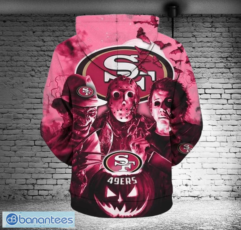 San Francisco 49ers Halloween Horror Night Hoodies Full Over Print Product Photo 2