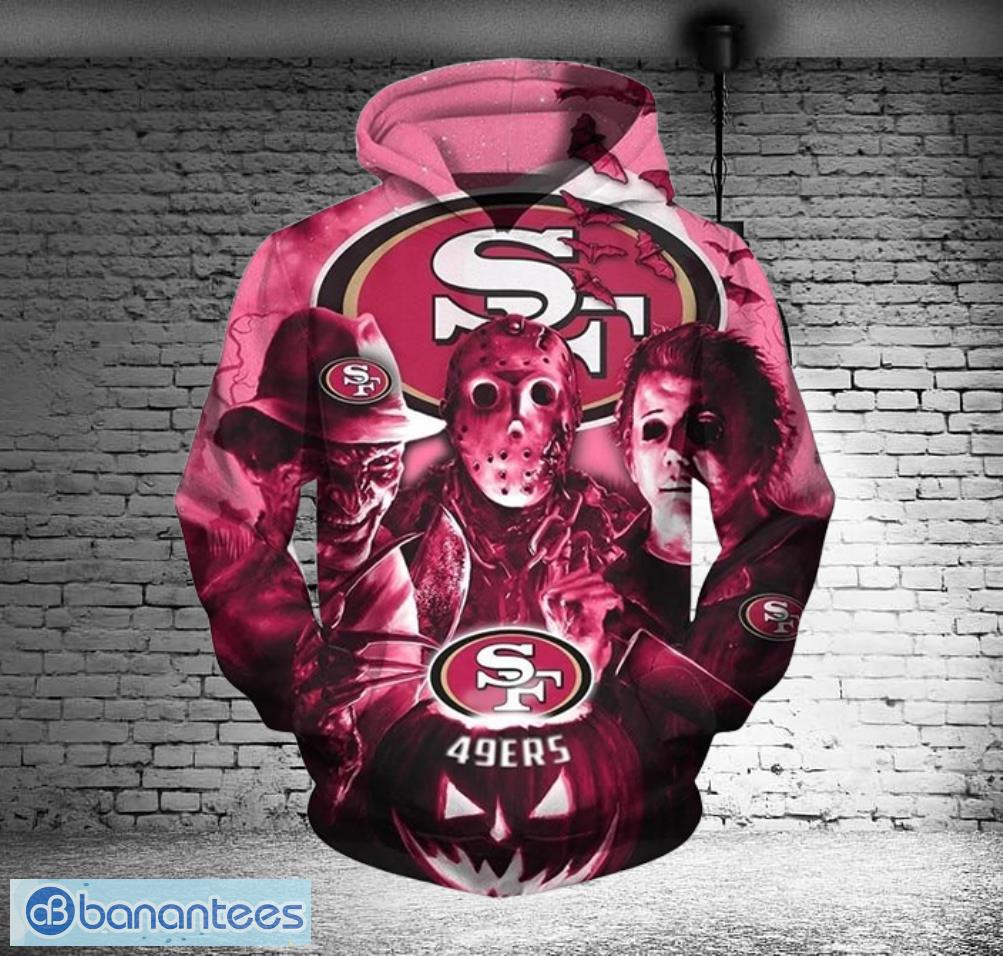 San Francisco 49ers Halloween Horror Night Hoodies Full Over Print Product Photo 1