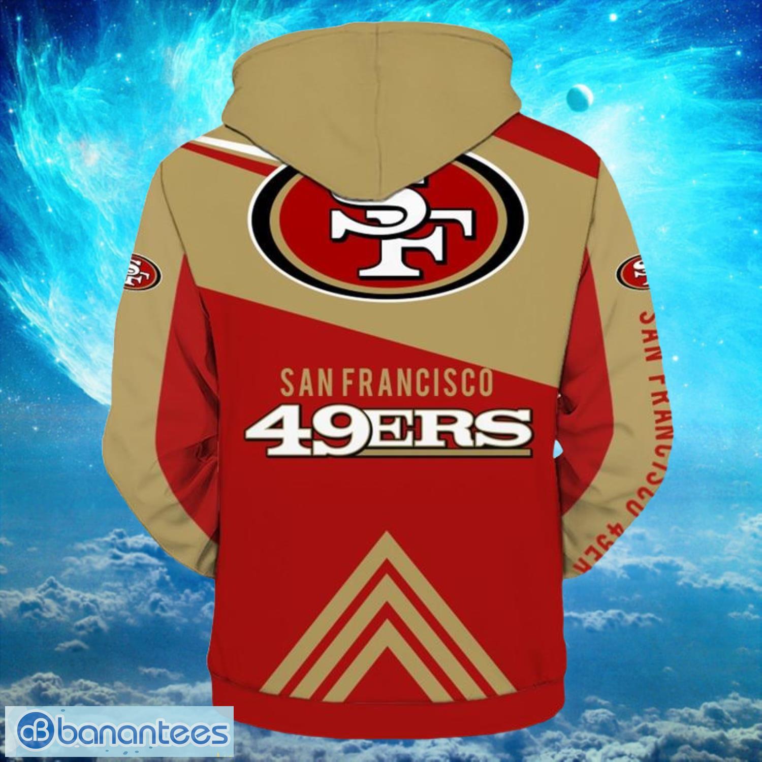 San Francisco 49ers NFL Fans Zip Hoodies Print Full Product Photo 2