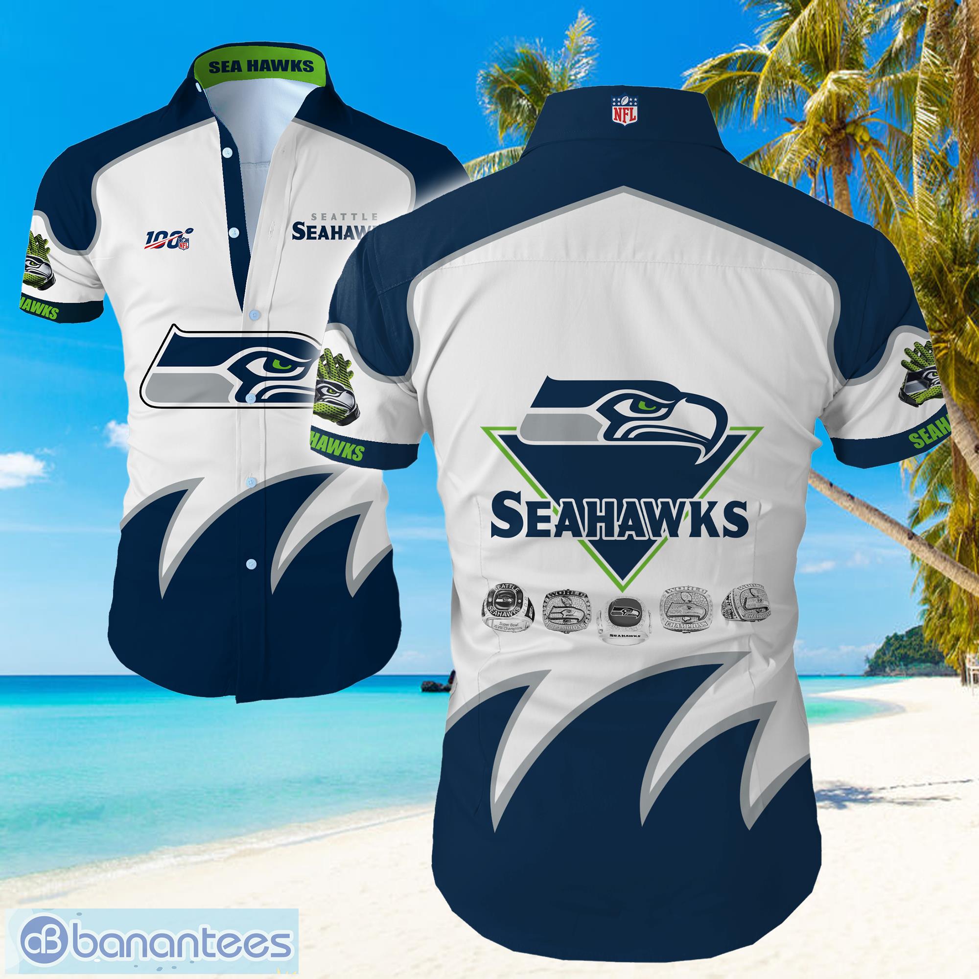 Seattle Seahawks Hawaiian Shirt Summer Button Up - Hot Sale 2023